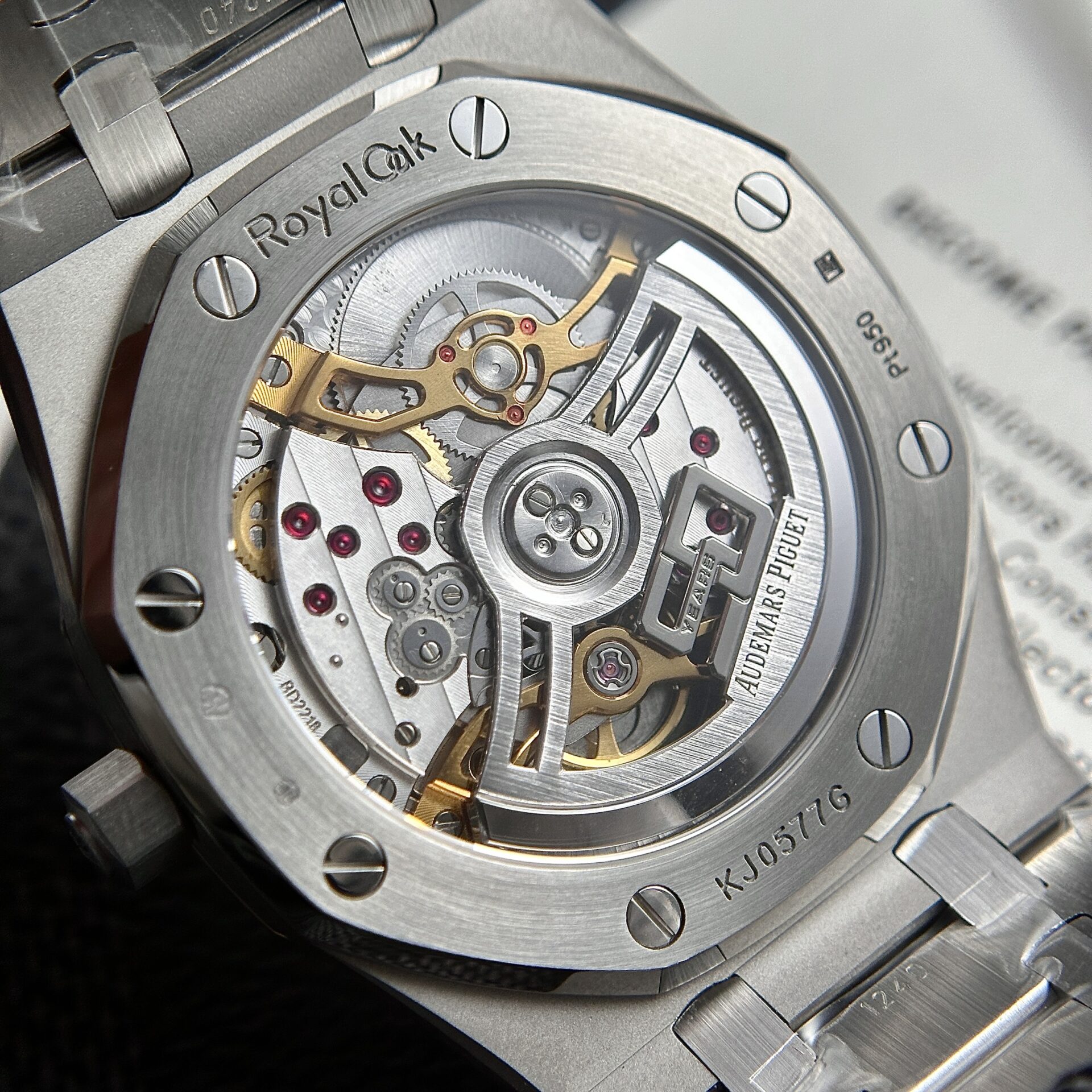 replica Audemars Piguet Replica Watch Royal Oak 15720ST Black Dial IP Factory 42mm WATCHES 6 