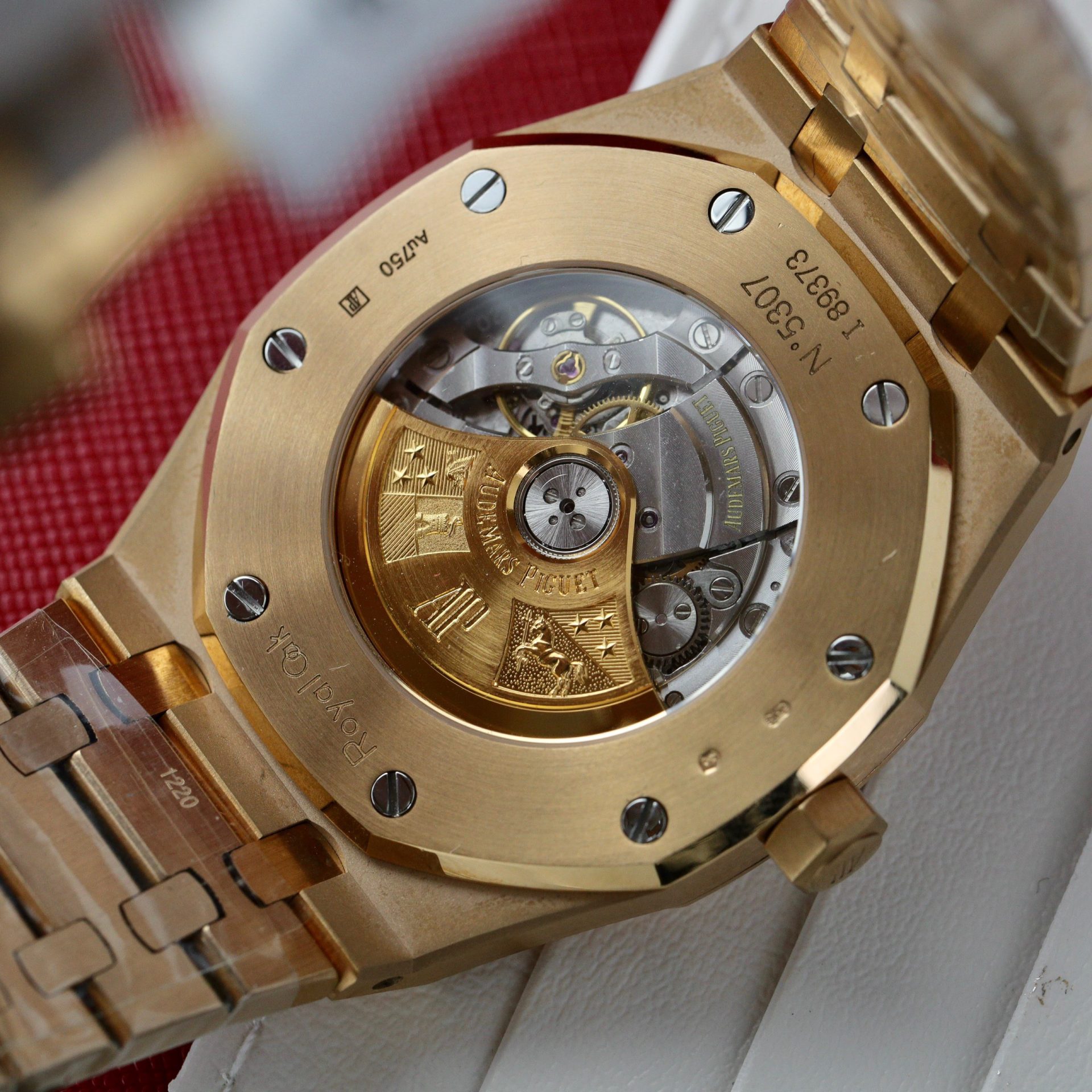 replica Audemars Piguet Replica Watch Royal Oak Tourbillon Rose Gold 26522OR Dial Blue 41mm WATCHES 6 