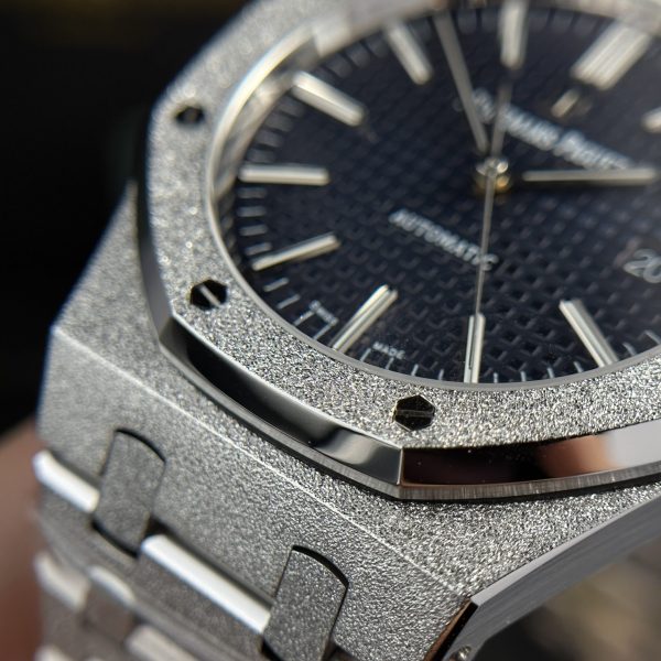 replica Audemars Piguet Fake Watch Royal Oak 15450ST Dial Blue APS Factory 37mm WATCHES 6 