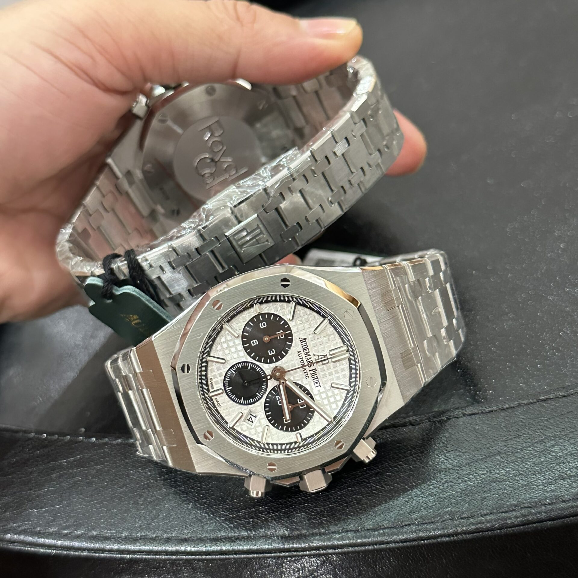 replica Audemars Piguet Replica Watches Royal Oak Jumbo Extra-Thin 15202ST Blue Dial 39mm WATCHES 6 