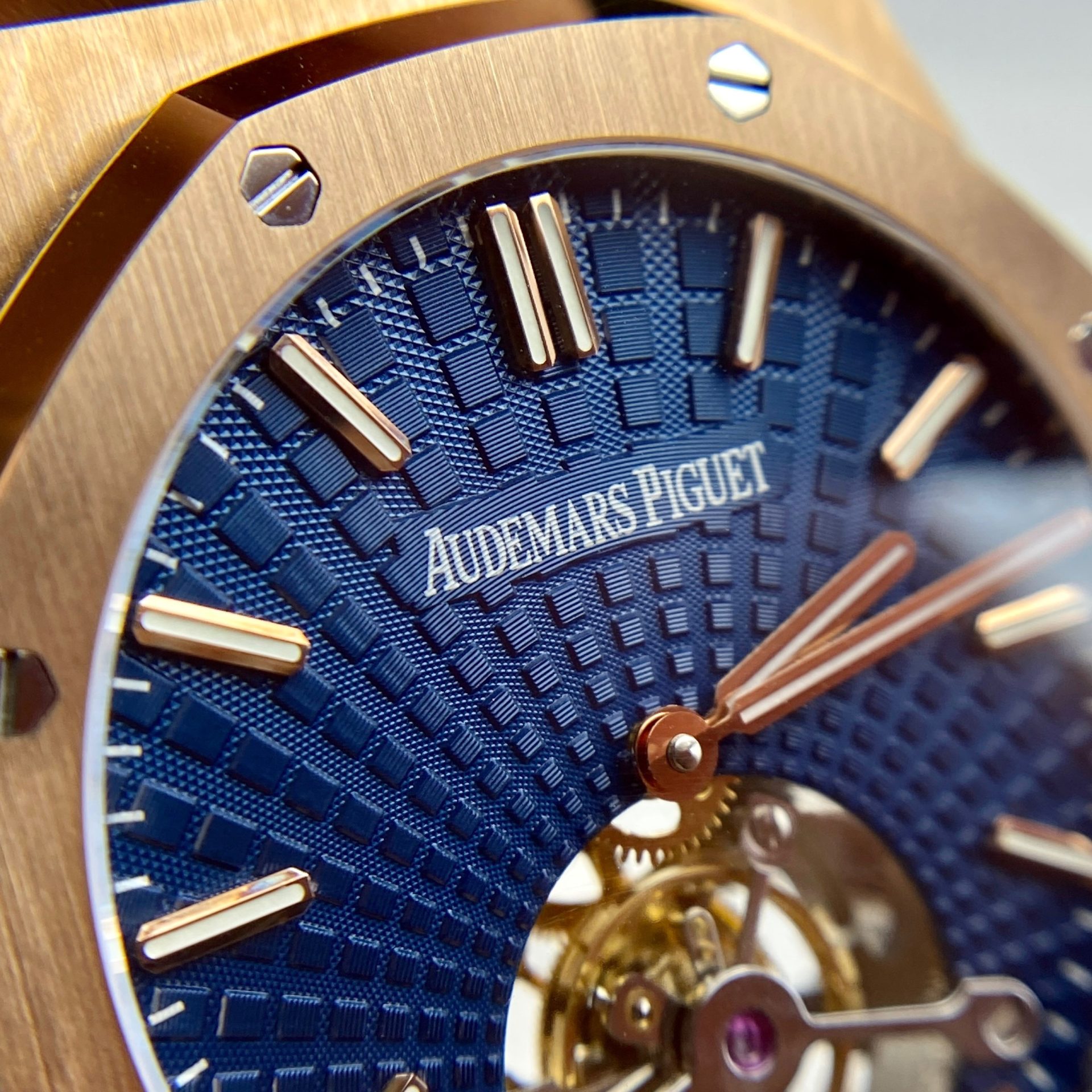 replica Audemars Piguet Replica Watch Royal Oak 15400 Carbon Dial Black 41mm WATCHES 6 