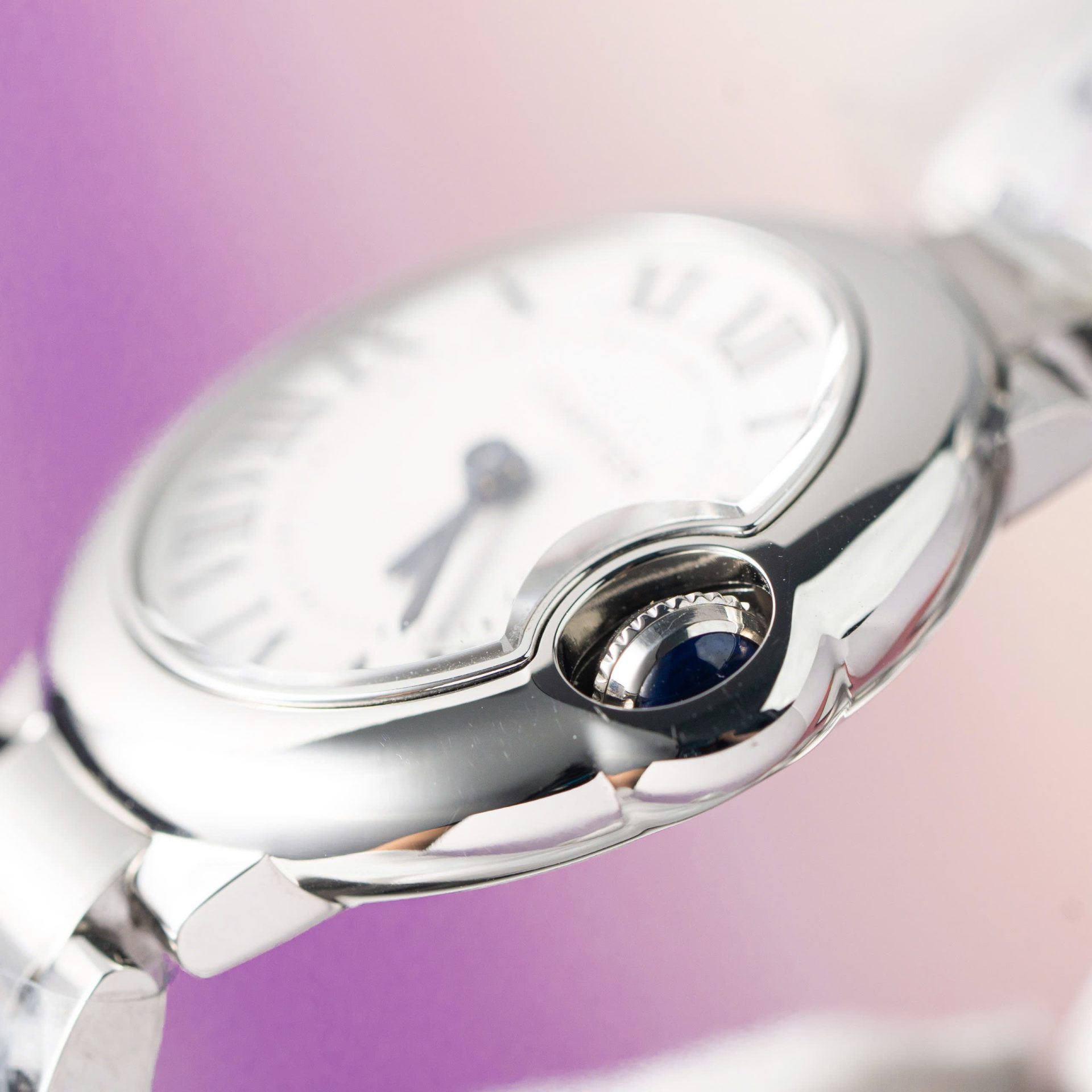 replica Cartier Santos WSSA0018 Replica 1:1 Watch White Dial 39.8mm WATCHES 6 