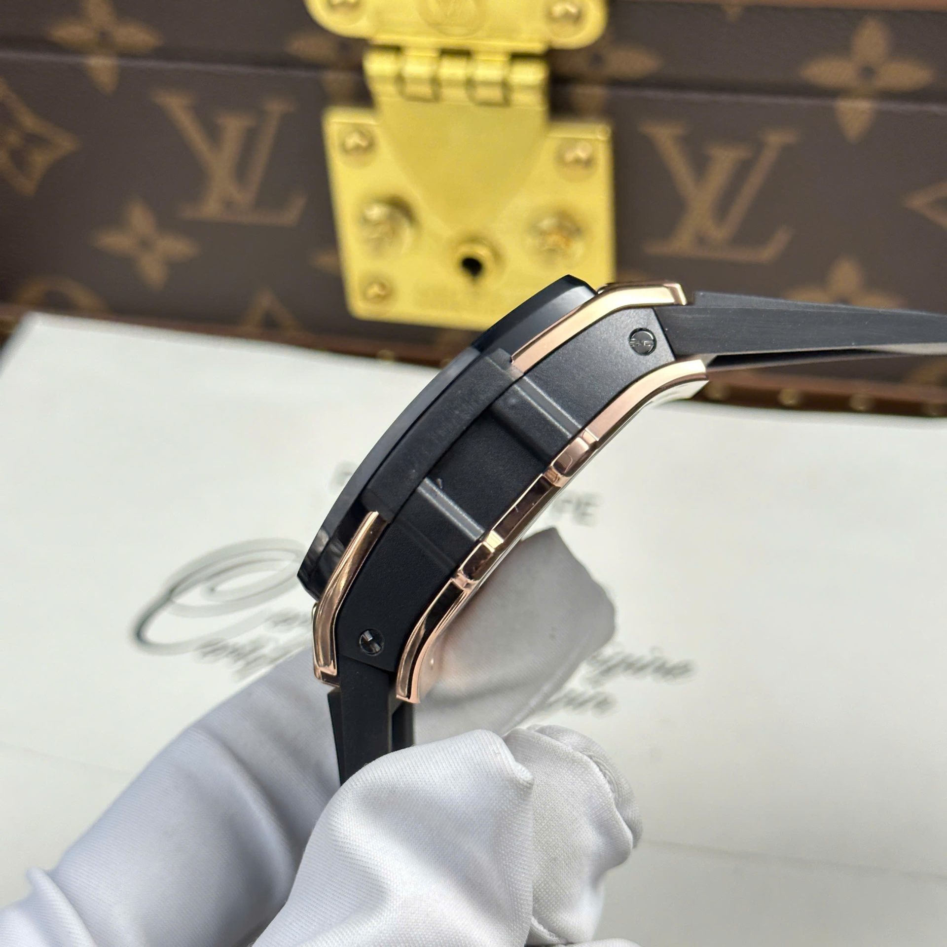 replica Hublot Best Replica Watch Big Bang Unico White Ceramic Rubber Strap BBF Factory 42mm WATCHES 6 