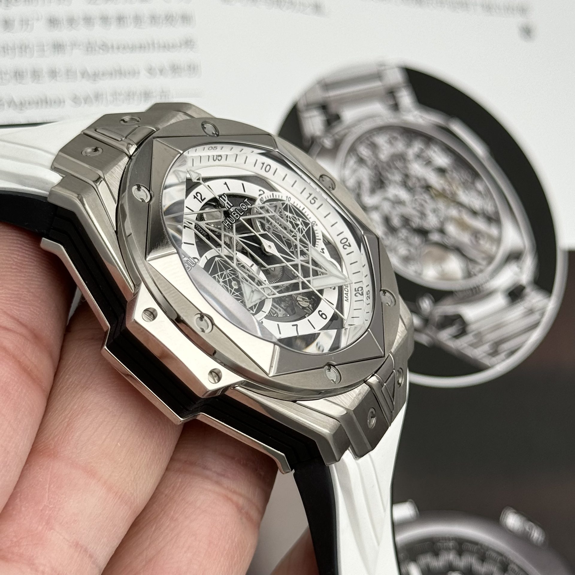 replica Hublot Replica Watches MP-06 Tourbillon Ceramic Black 45mm WATCHES 6 