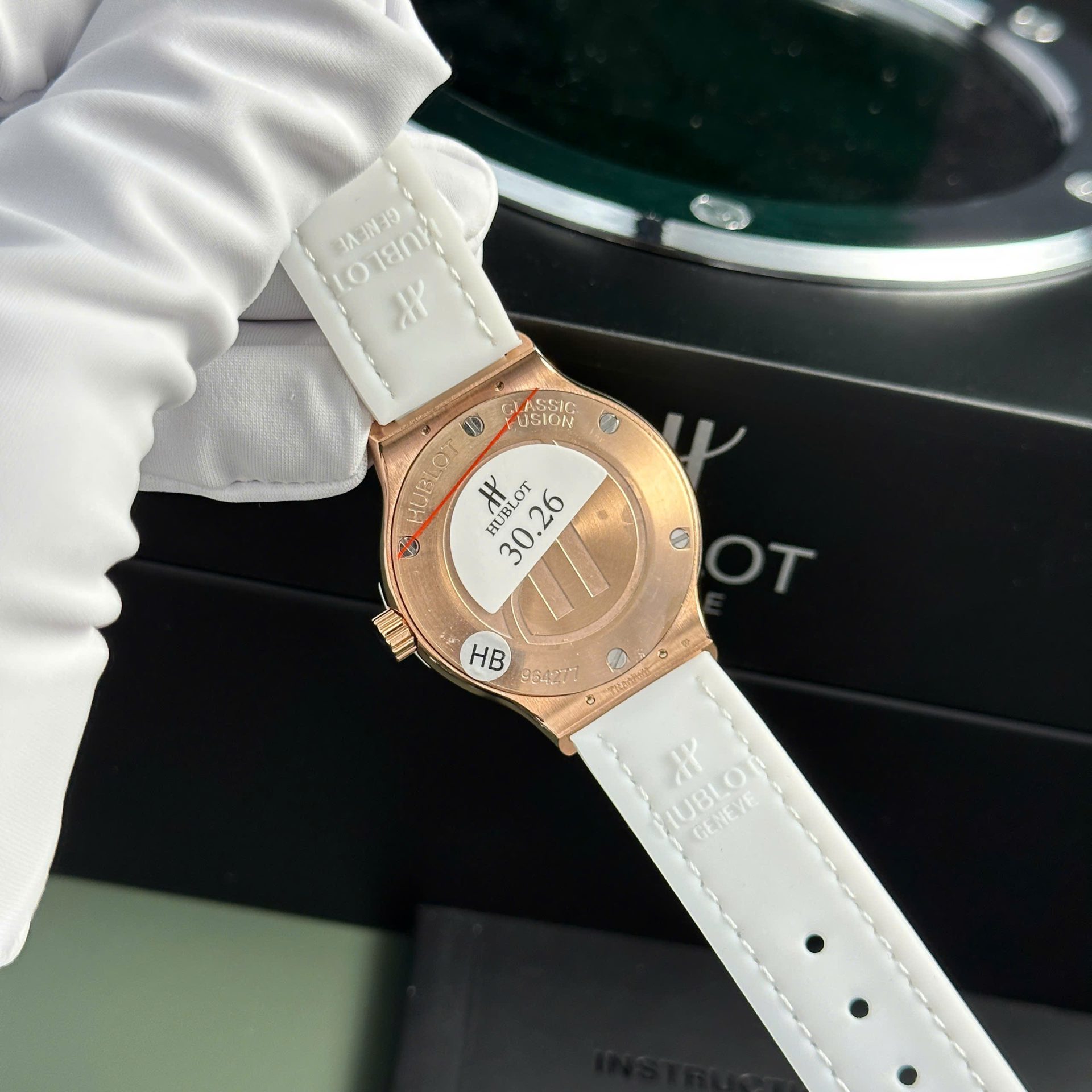 replica Hublot Best Replica Watch Big Bang Unico White Ceramic Rubber Strap BBF Factory 42mm WATCHES 6 