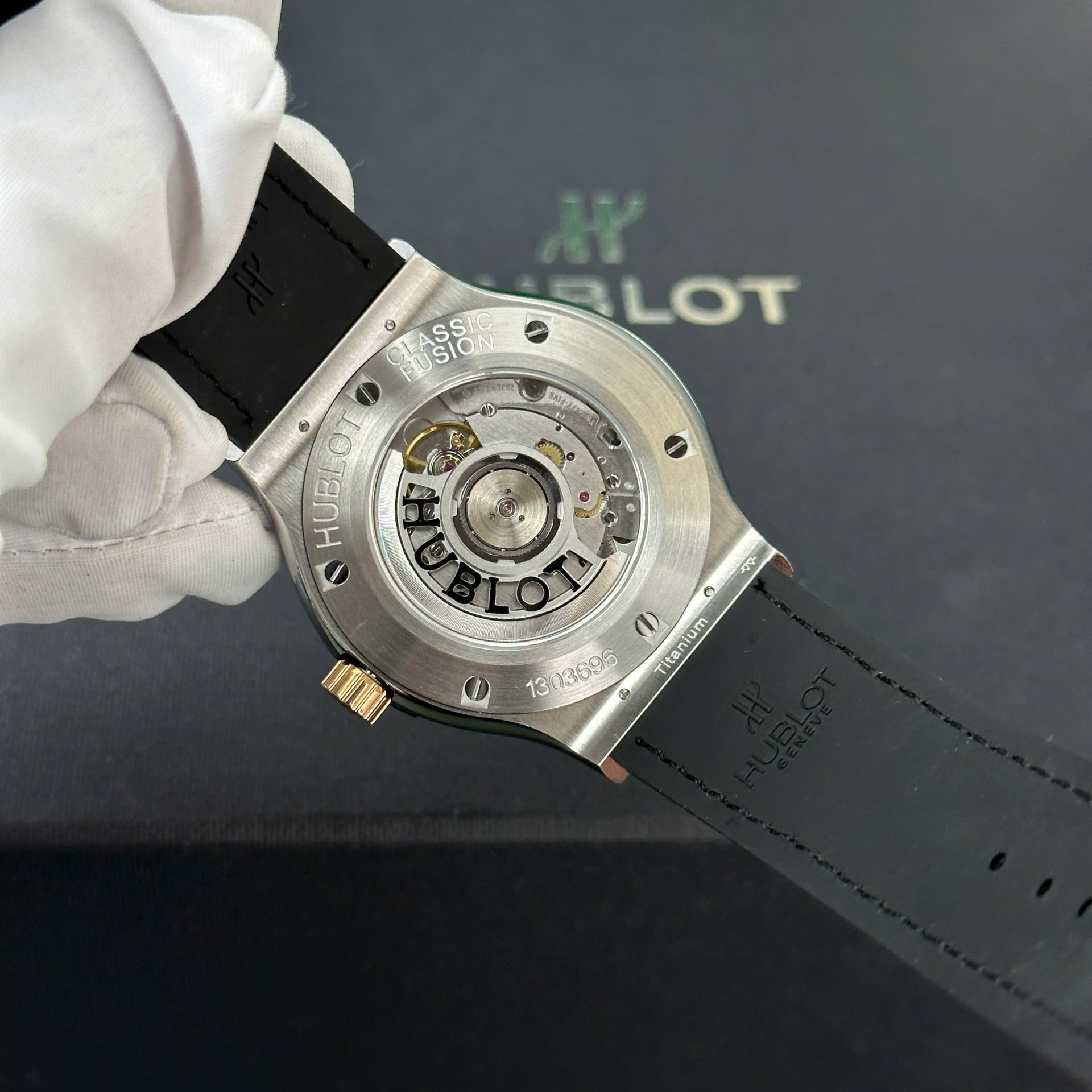 replica Hublot Replica Watch Spirit Of Big Bang King Gold Dial Blue 42mm WATCHES 6 