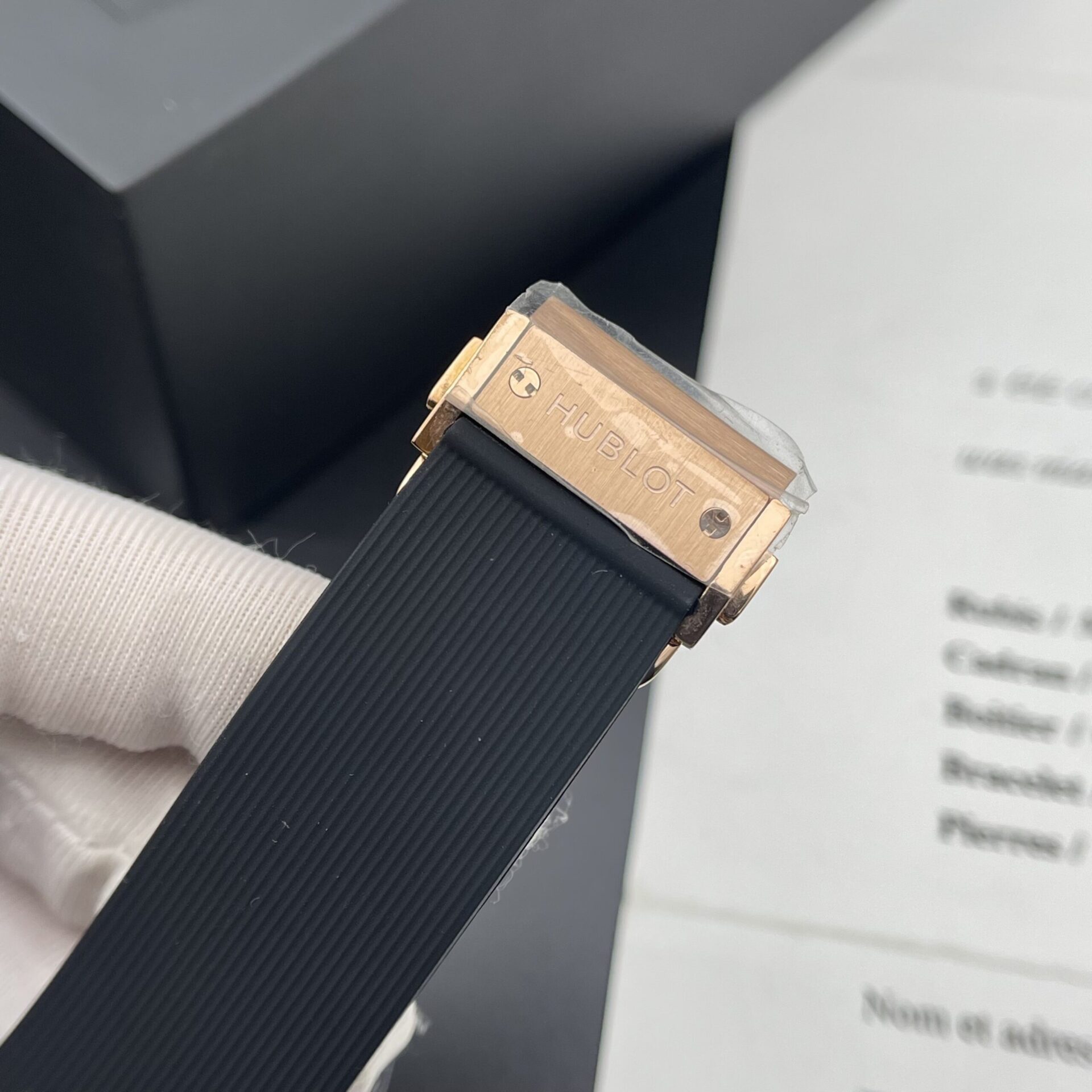 replica Hublot Replica Watch Spirit Of Big Bang King Gold Black Dial 42mm WATCHES 6 