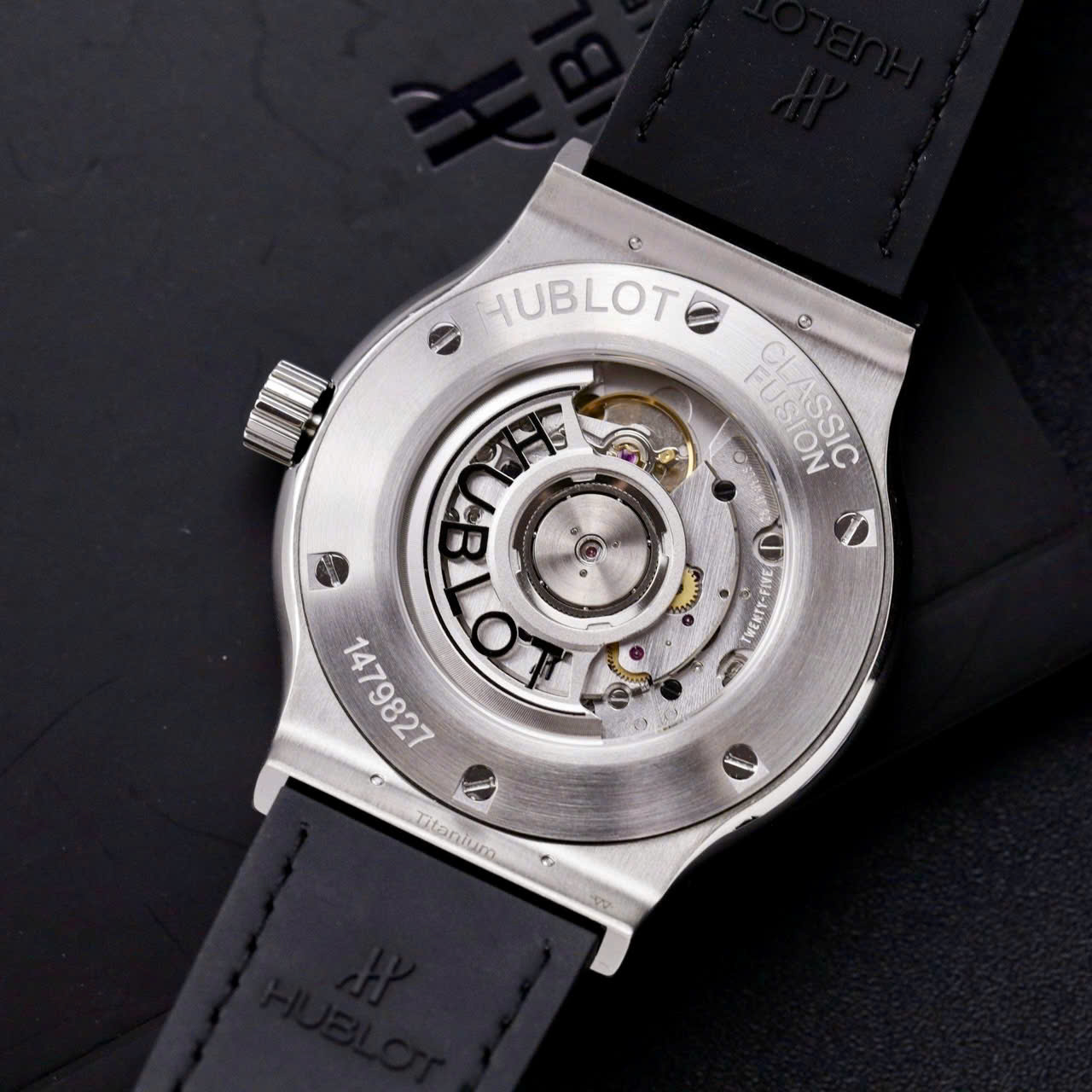 replica Hublot Replica Watch Big Bang Sang Bleu II Titanium Black Dial BBF 45mm WATCHES 6 