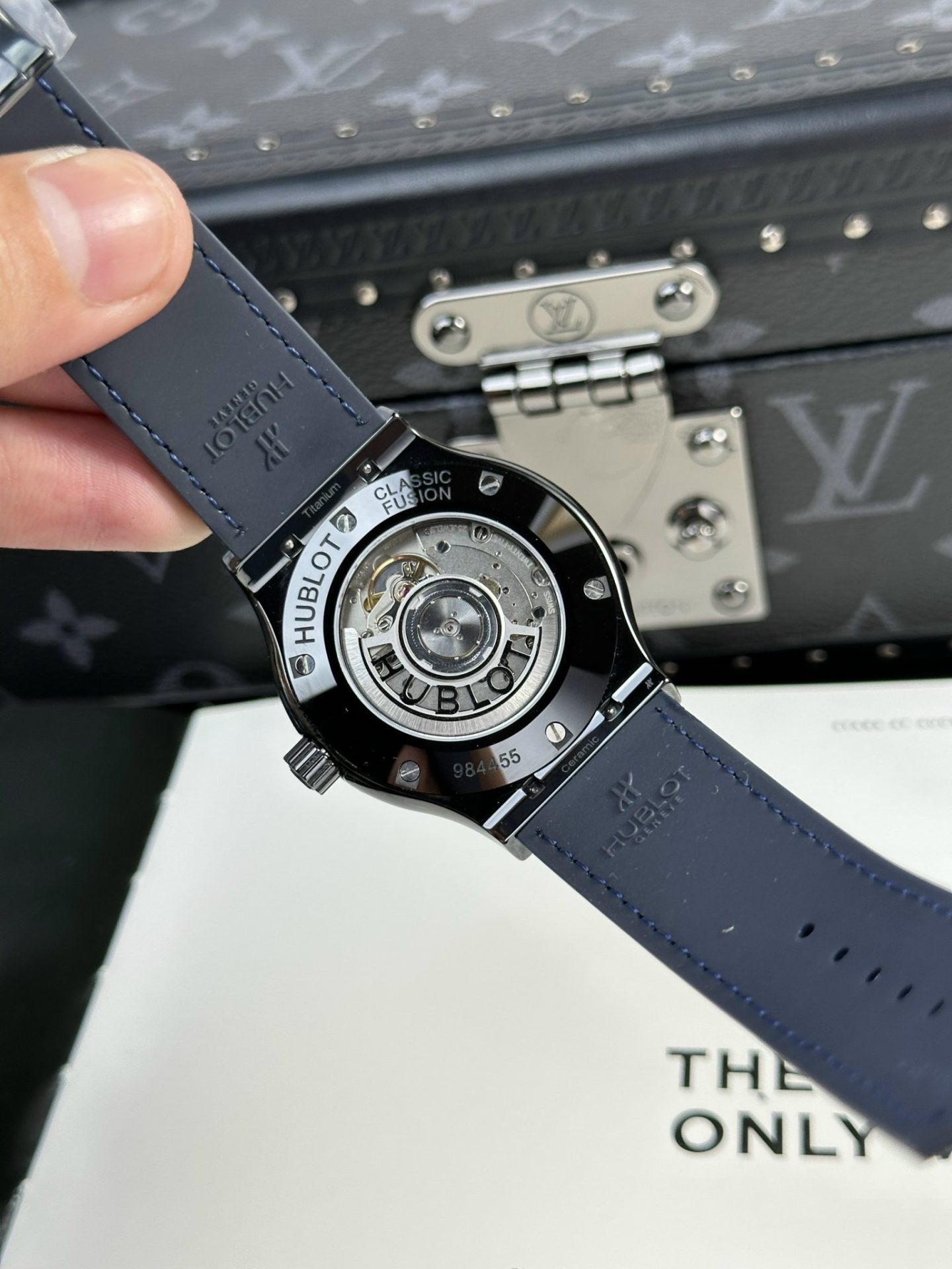 replica Hublot Best Replica Watch Big Bang Sang Bleu II Gray Ceramic BBF 45mm WATCHES 6 