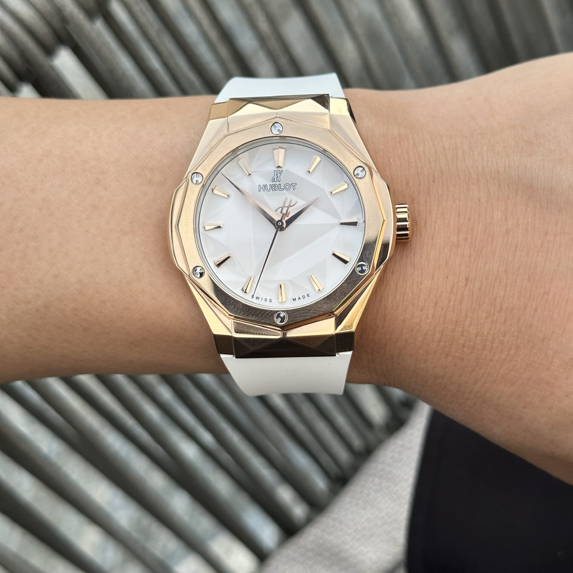 replica Hublot Fake Watch Big Bang Sang Bleu II King Gold HB Factory 44mm WATCHES 6 