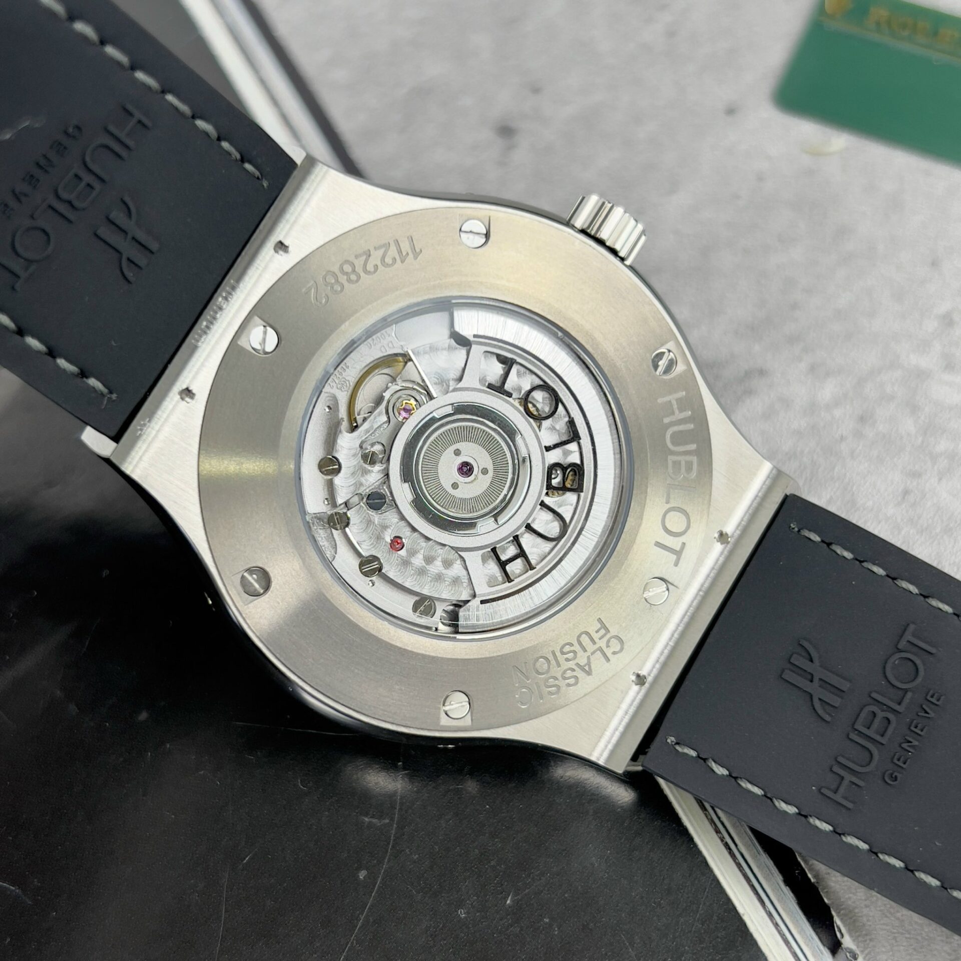 replica Hublot Replica Watches Big Bang Sang Bleu II Titanium White Dial BBF 45mm WATCHES 6 