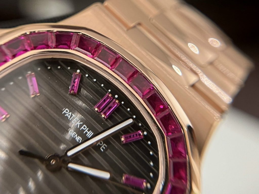 replica Patek Philippe Best Replica Watch Nautilus 5719 Gold Wrapped & Moissanite Diamonds Custom 40mm WATCHES 6 