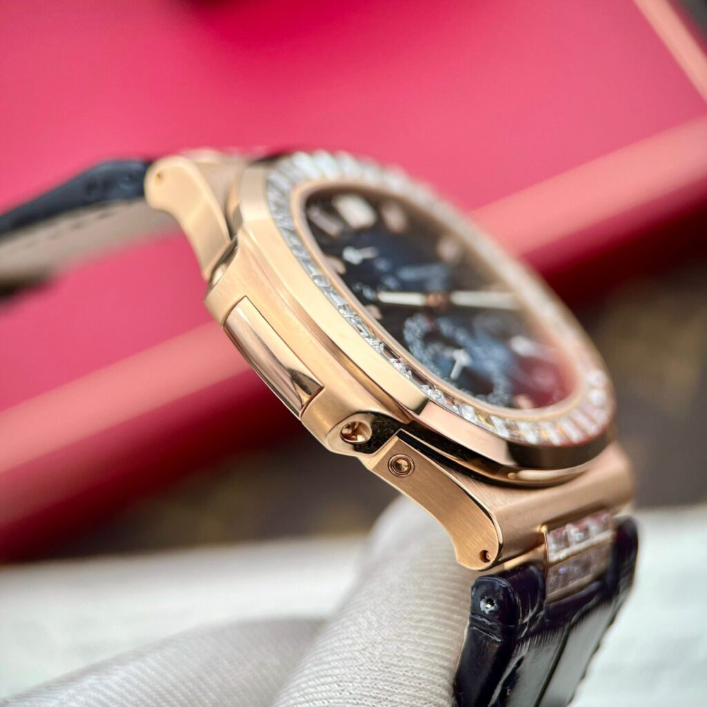 replica Patek Philippe Replica Watch Aquanaut 5167 Custom Moissanite Diamonds 3K Factory 40mm WATCHES 6 