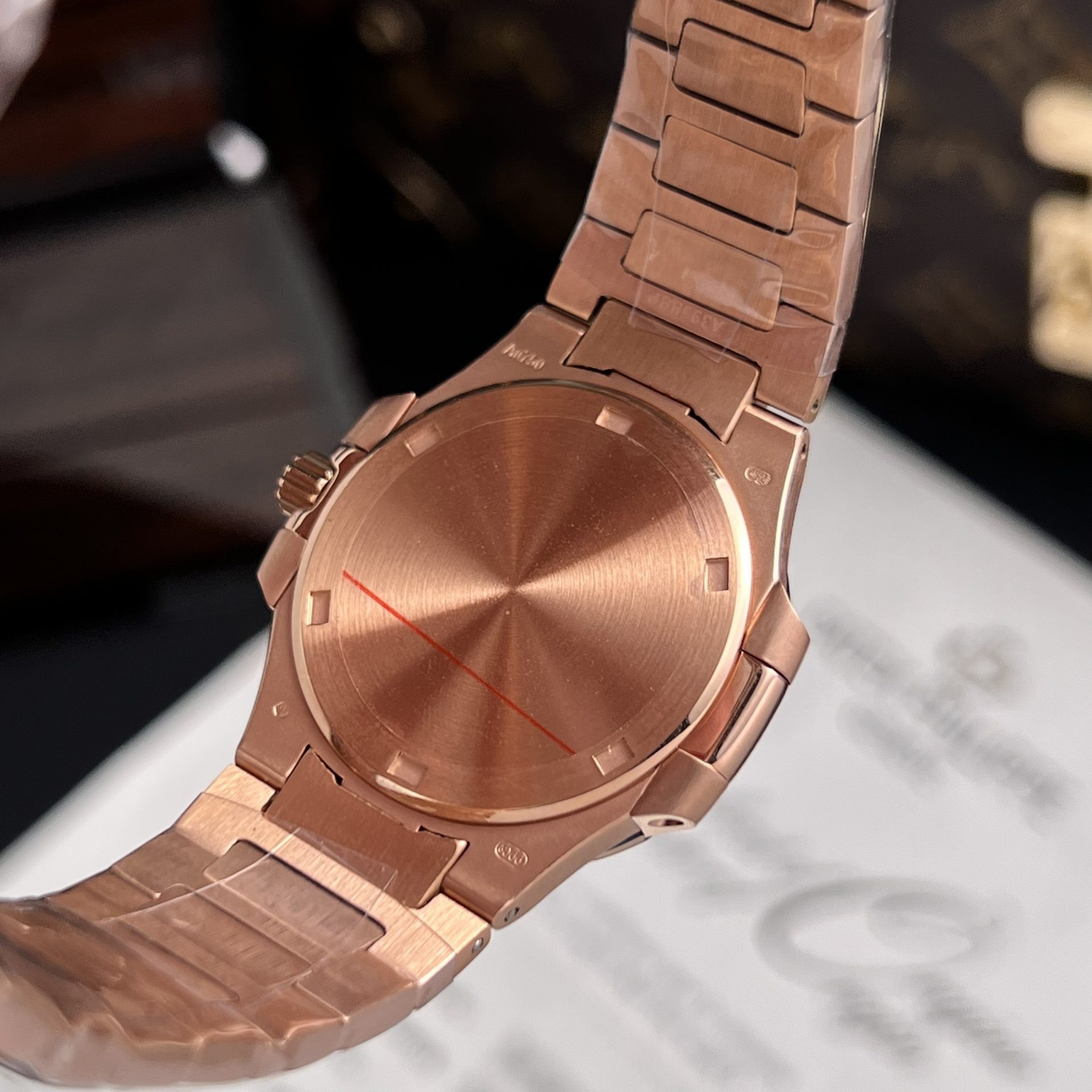 replica Patek Philippe Clone Watch Nautilus 5719 Full Diamonds Baguette 40mm WATCHES 6 