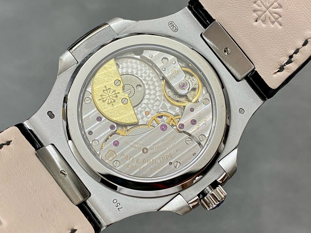 replica Patek Philippe Replica Watch Aquanaut 5067 Gray Dial Rubber Strap 35.6mm WATCHES 6 