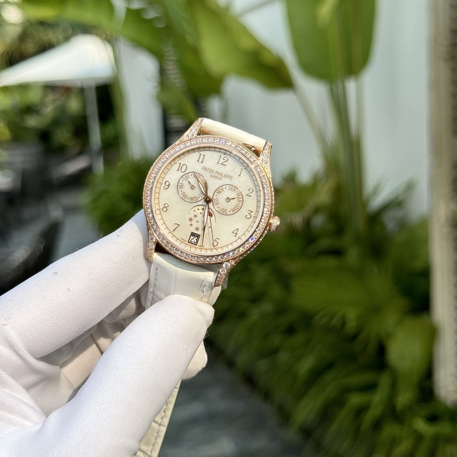 replica Patek Philippe Clone Watch Nautilus 7010 Womens White Dial 32mm WATCHES 6 