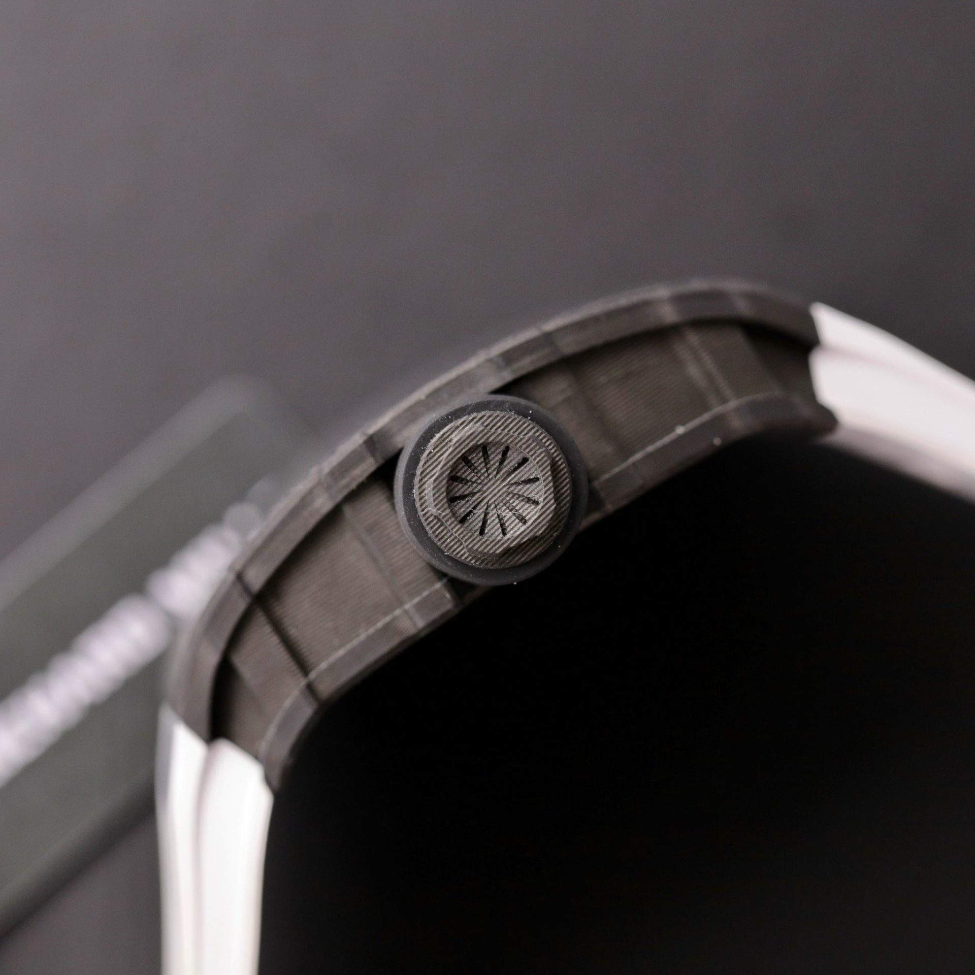 replica Richard Mille Replica Watch RM12-01 Tourbillon Sapphire Rubber Strap 44mm WATCHES 6 