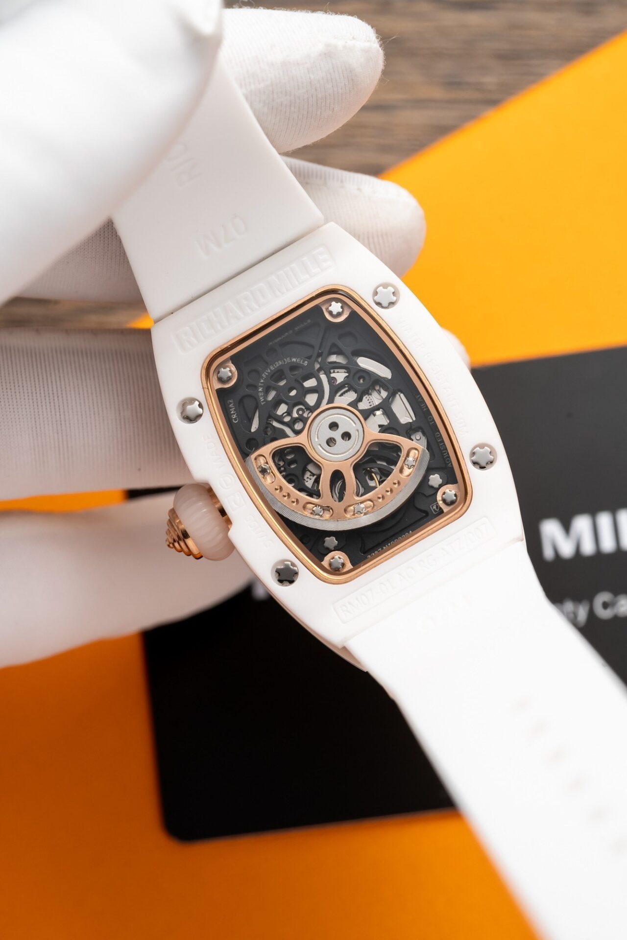 replica Richard Mille Replica Watch RM38-02 Tourbillon Rubber Strap 43.7mm WATCHES 6 