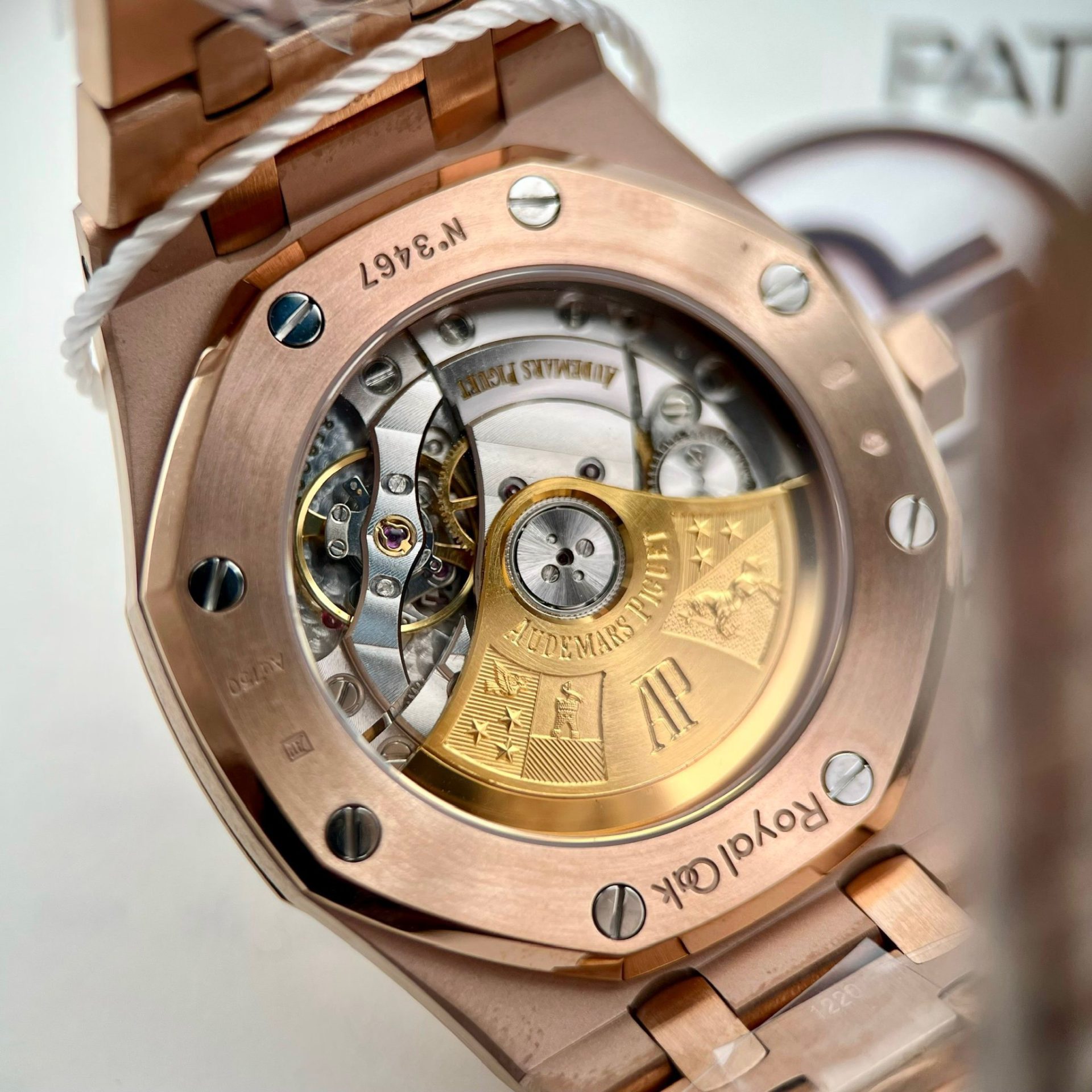 replica Audemars Piguet Replica Watch Royal Oak 15400 Carbon Dial Black 41mm WATCHES 7 