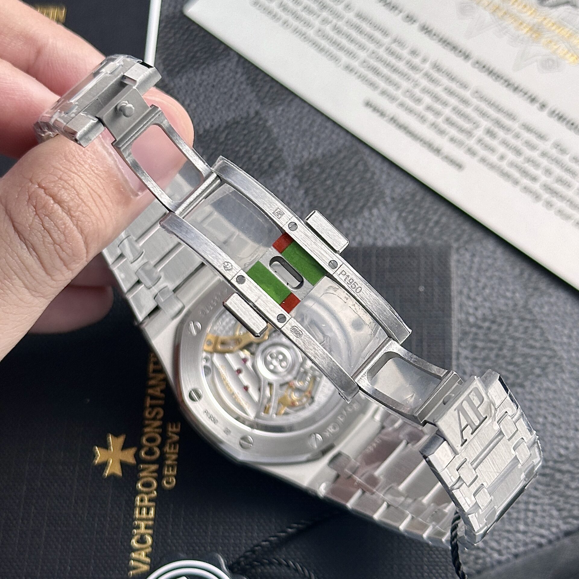 replica Audemars Piguet Replica Watch Royal Oak 15720ST Black Dial IP Factory 42mm WATCHES 7 