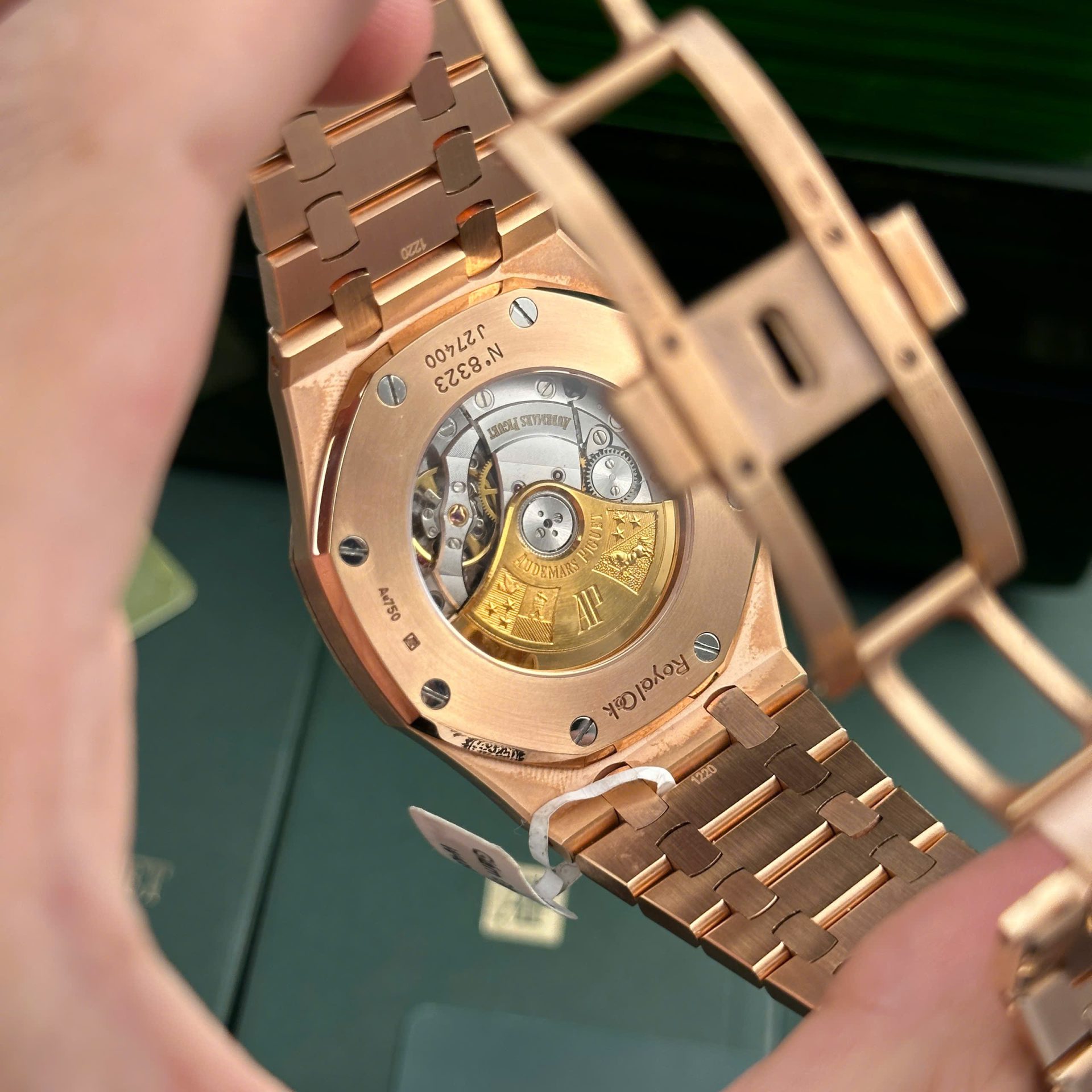 replica Audemars Piguet Fake Watch Royal Oak 15450 White Gold IP Factory 37mm WATCHES 7 