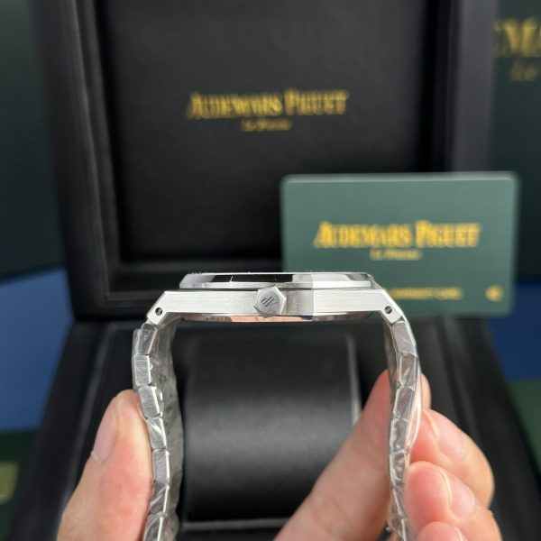 replica Audemars Piguet Fake Watch Royal Oak 15450ST Dial Blue APS Factory 37mm WATCHES 7 