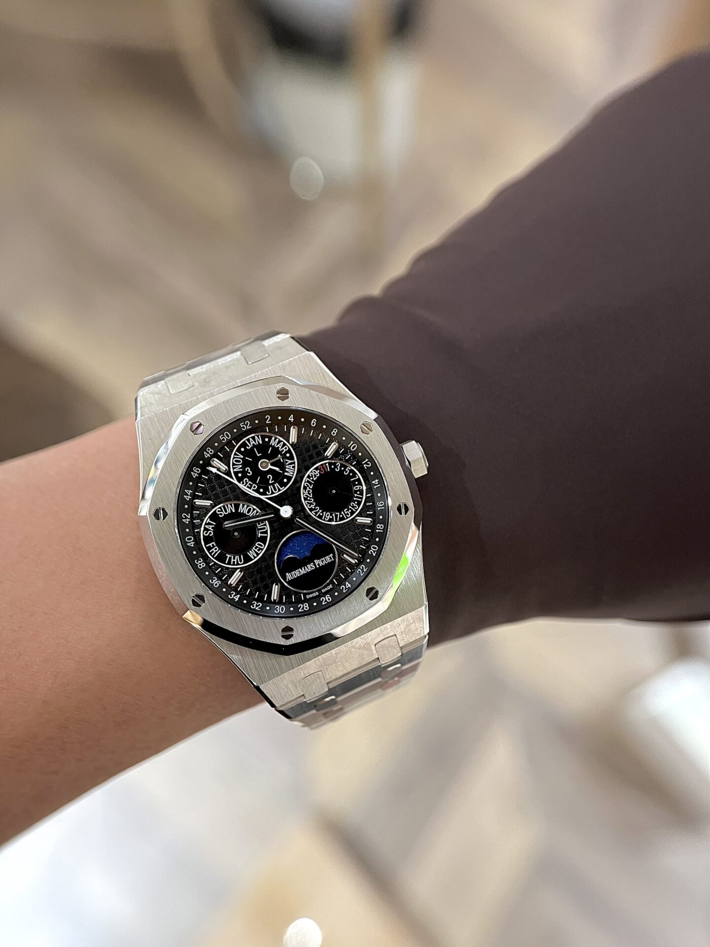 replica Audemars Piguet Replica Watch Royal Oak 15450ST Gray Dial APS Factory 37mm WATCHES 7 