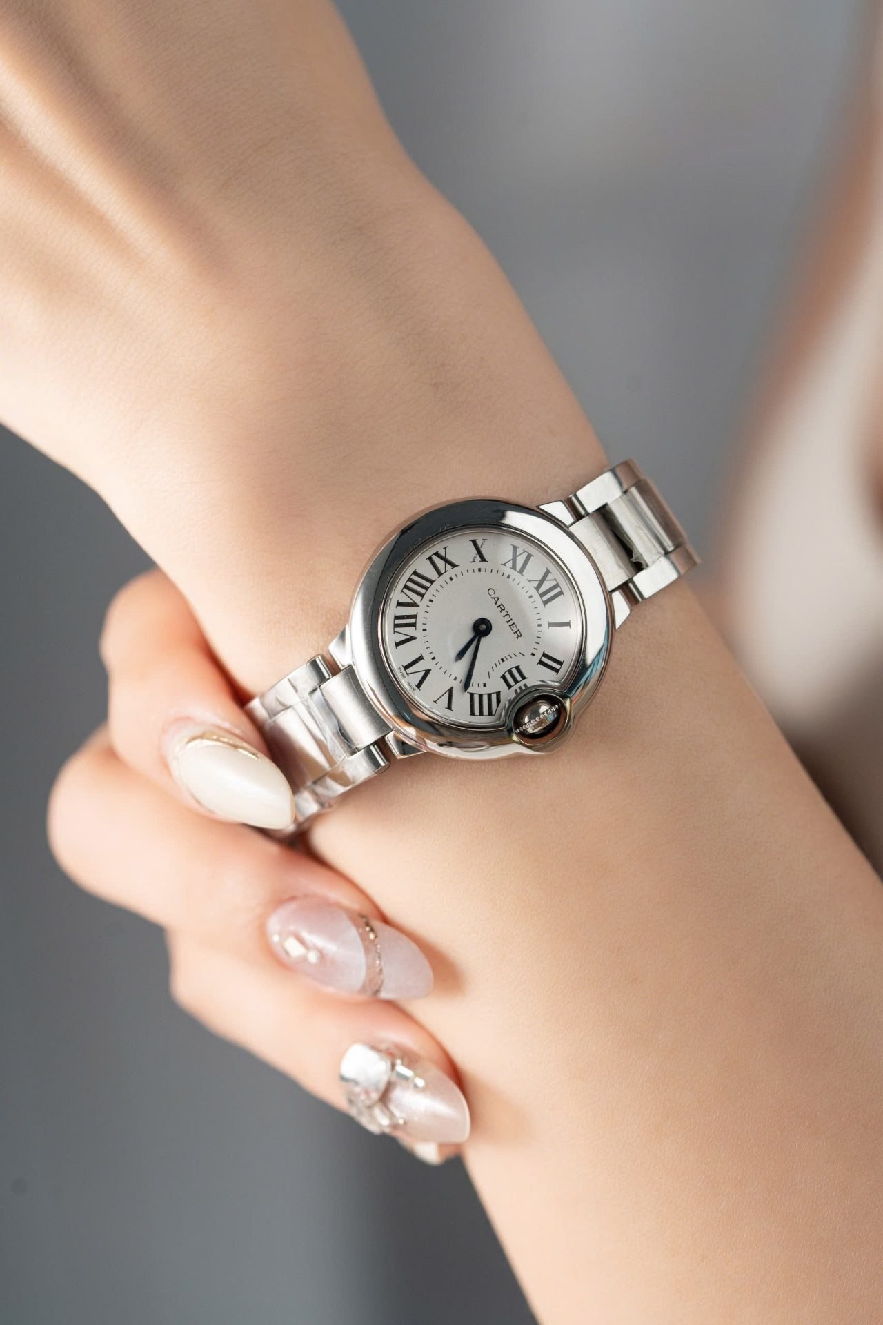 replica Cartier Santos WSSA0018 Replica 1:1 Watch White Dial 39.8mm WATCHES 7 