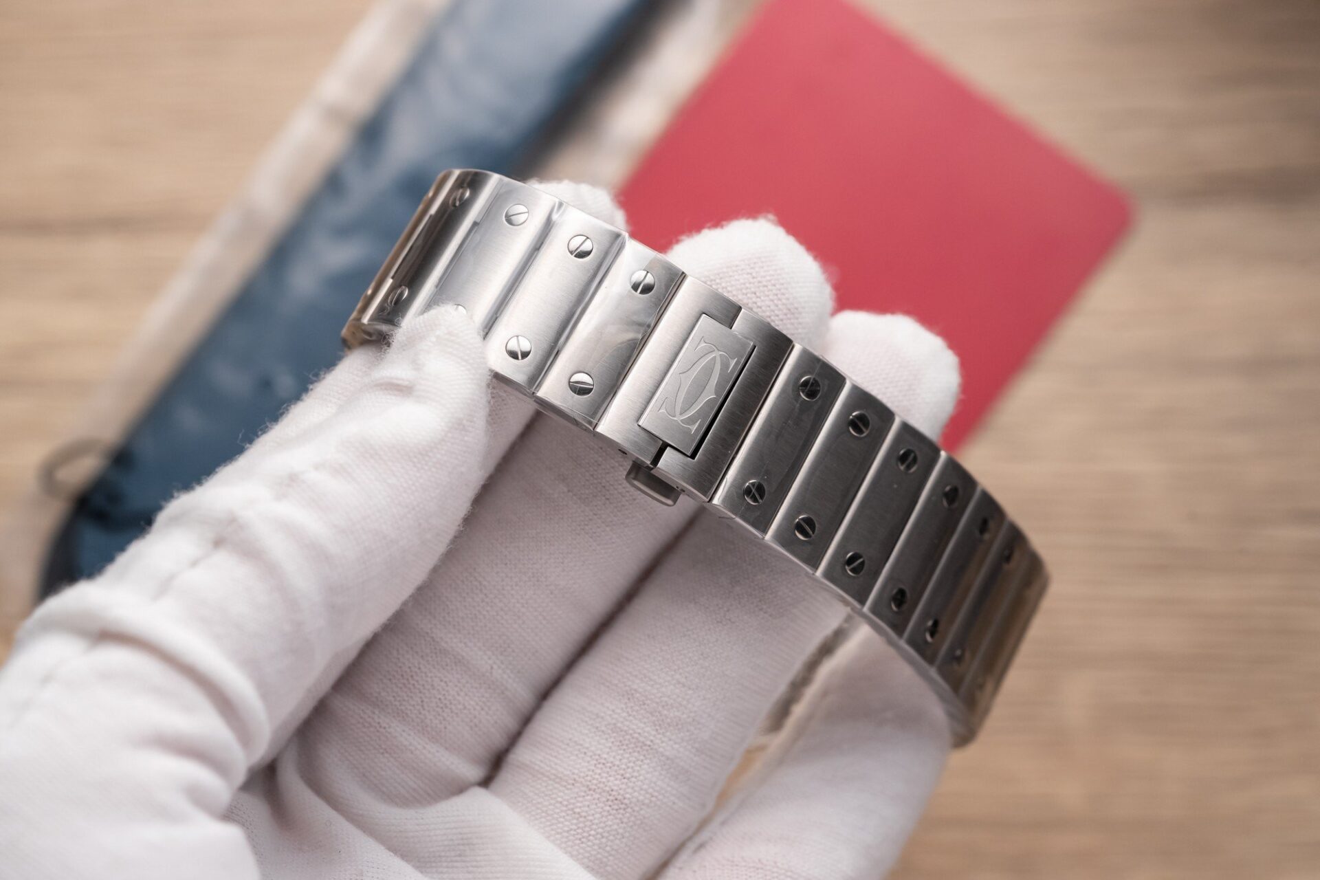 replica Cartier Santos Replica Watch Full CZ Metal Wire 39.8mm WATCHES 7 
