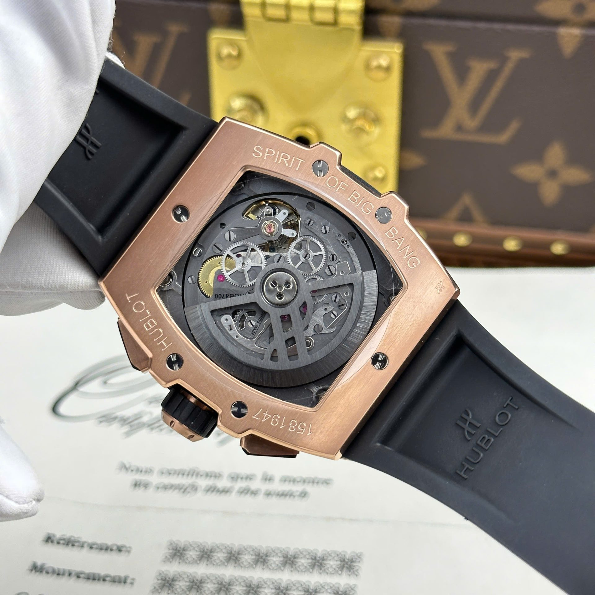 replica Hublot Best Replica Watch Big Bang Unico White Ceramic Rubber Strap BBF Factory 42mm WATCHES 7 