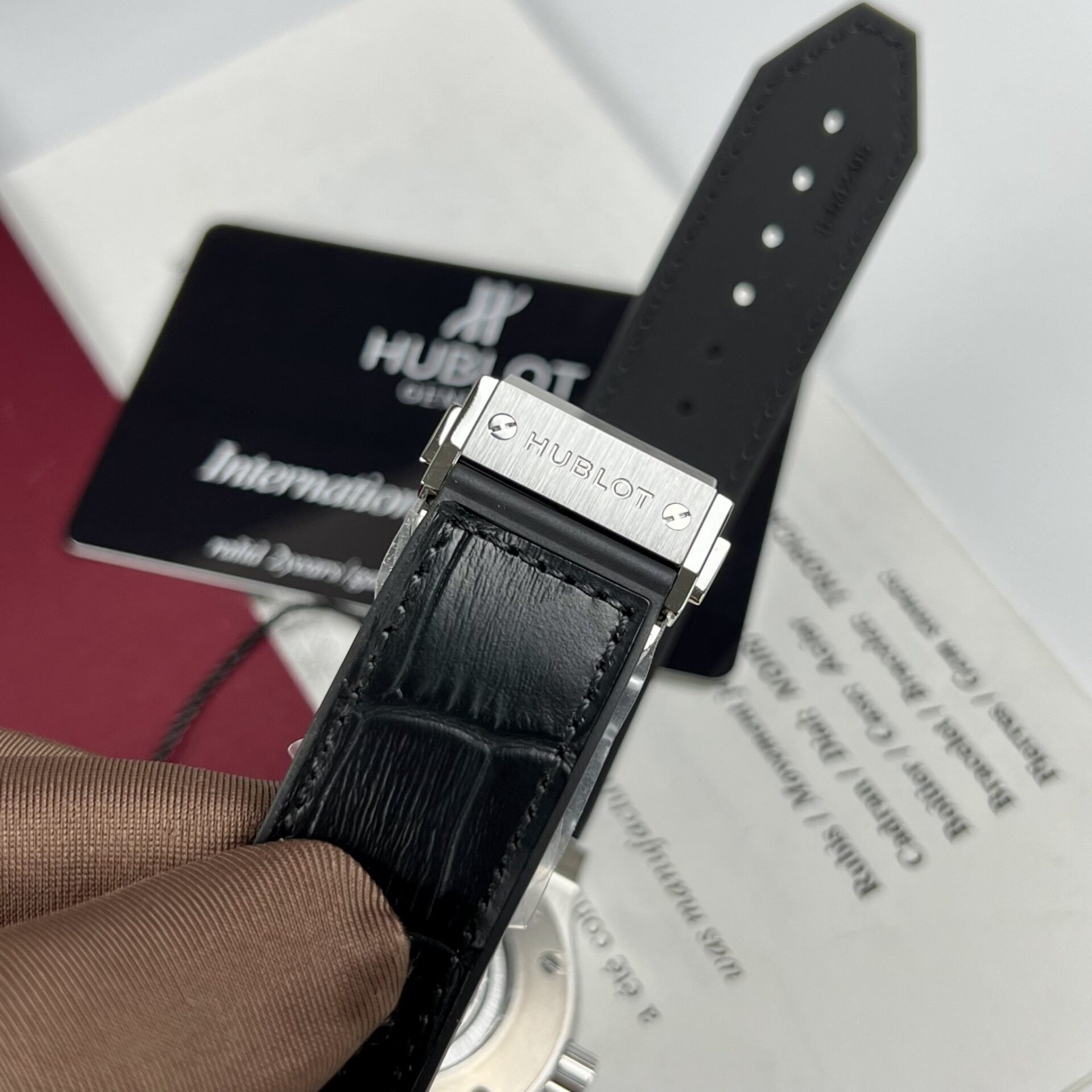 replica Hublot Best Replica Watch Big Bang Sang Bleu II Gray Ceramic BBF 45mm WATCHES 7 