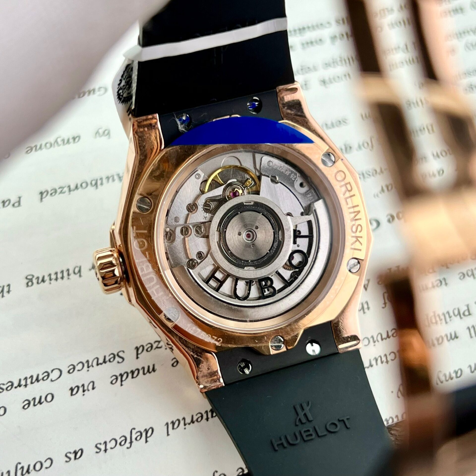 replica Hublot Replica Watch Spirit Of Big Bang King Gold Black Dial 42mm WATCHES 7 