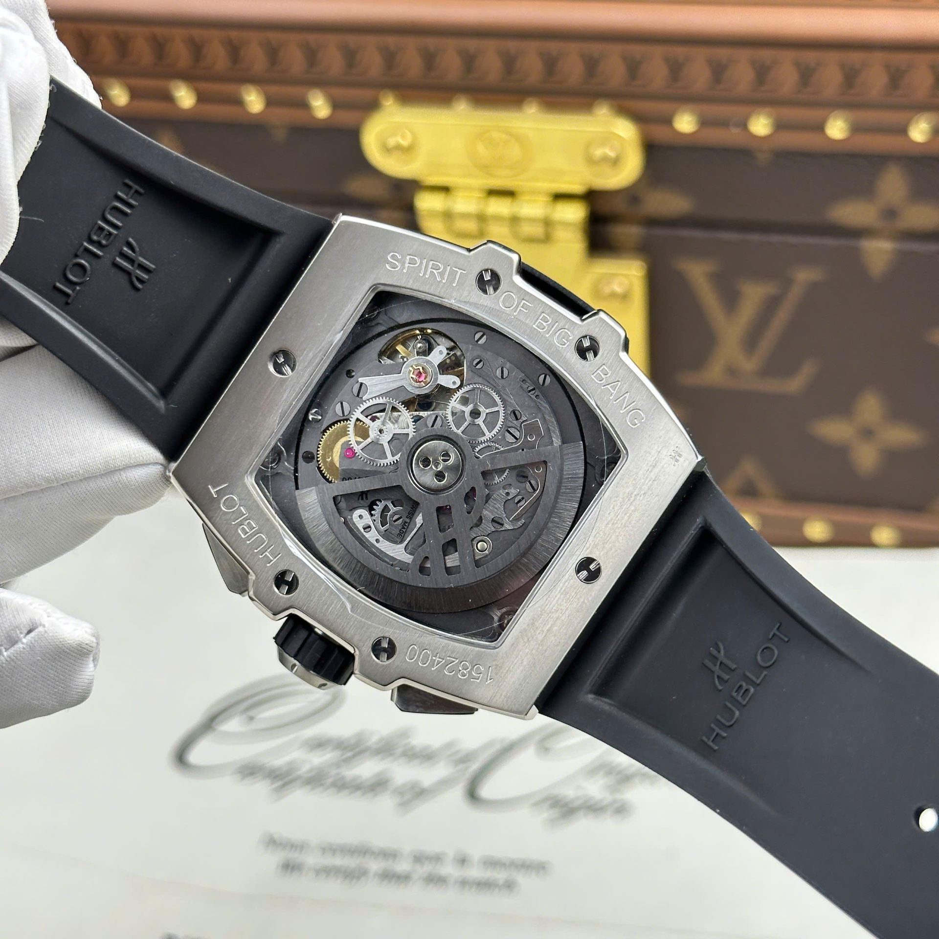 replica Hublot Replica Watch Big Bang Unico King Gold Rubber Strap BBF Factory 42mm WATCHES 7 