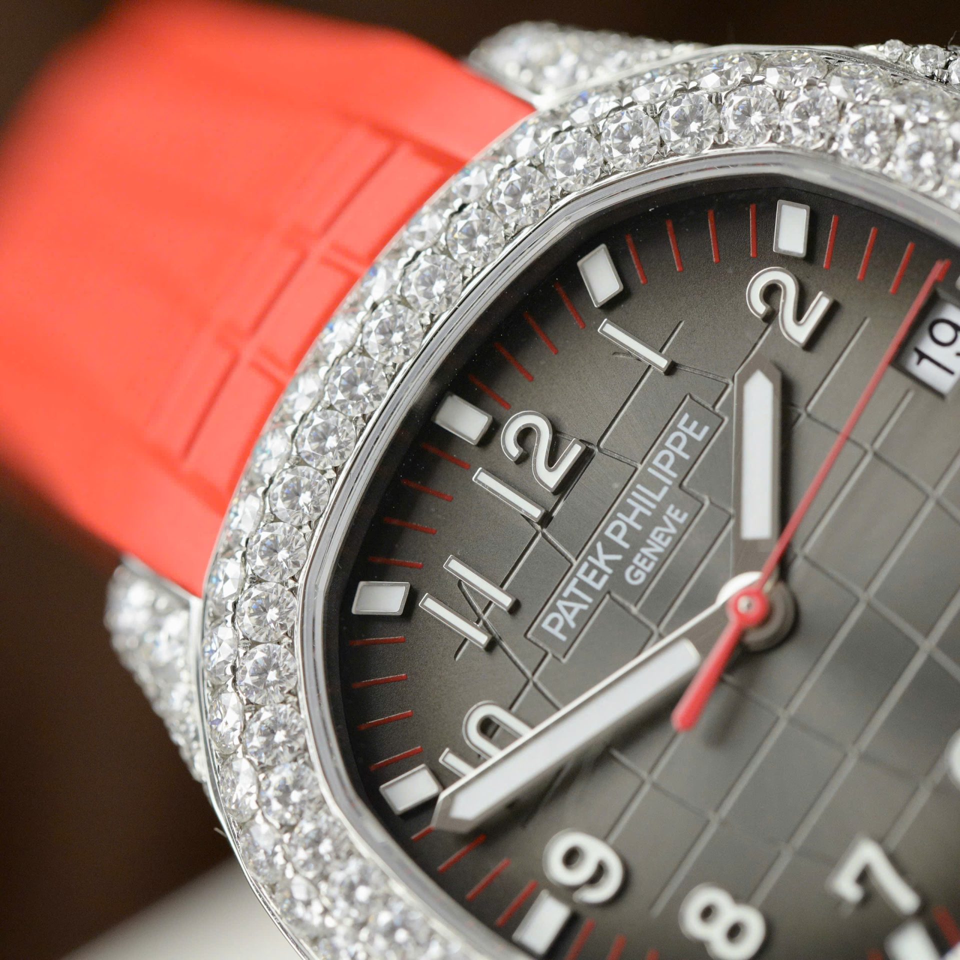 replica Patek Philippe Best Replica Watch Nautilus 5719 Custom CVD Diamond And White Gold 40mm WATCHES 7 