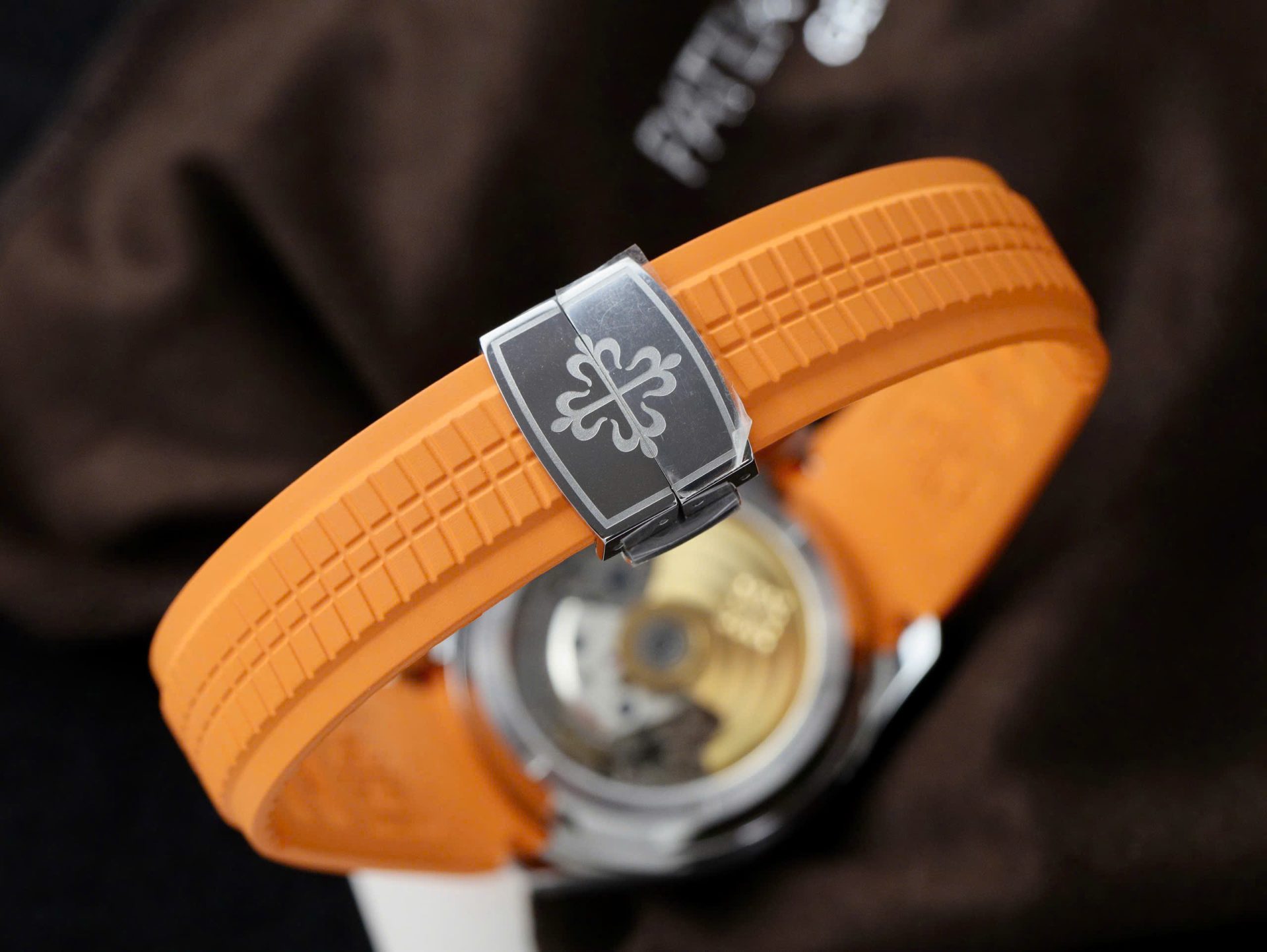 replica Patek Philippe Replica Watch Aquanaut 5067 Gray Dial Rubber Strap 35.6mm WATCHES 7 