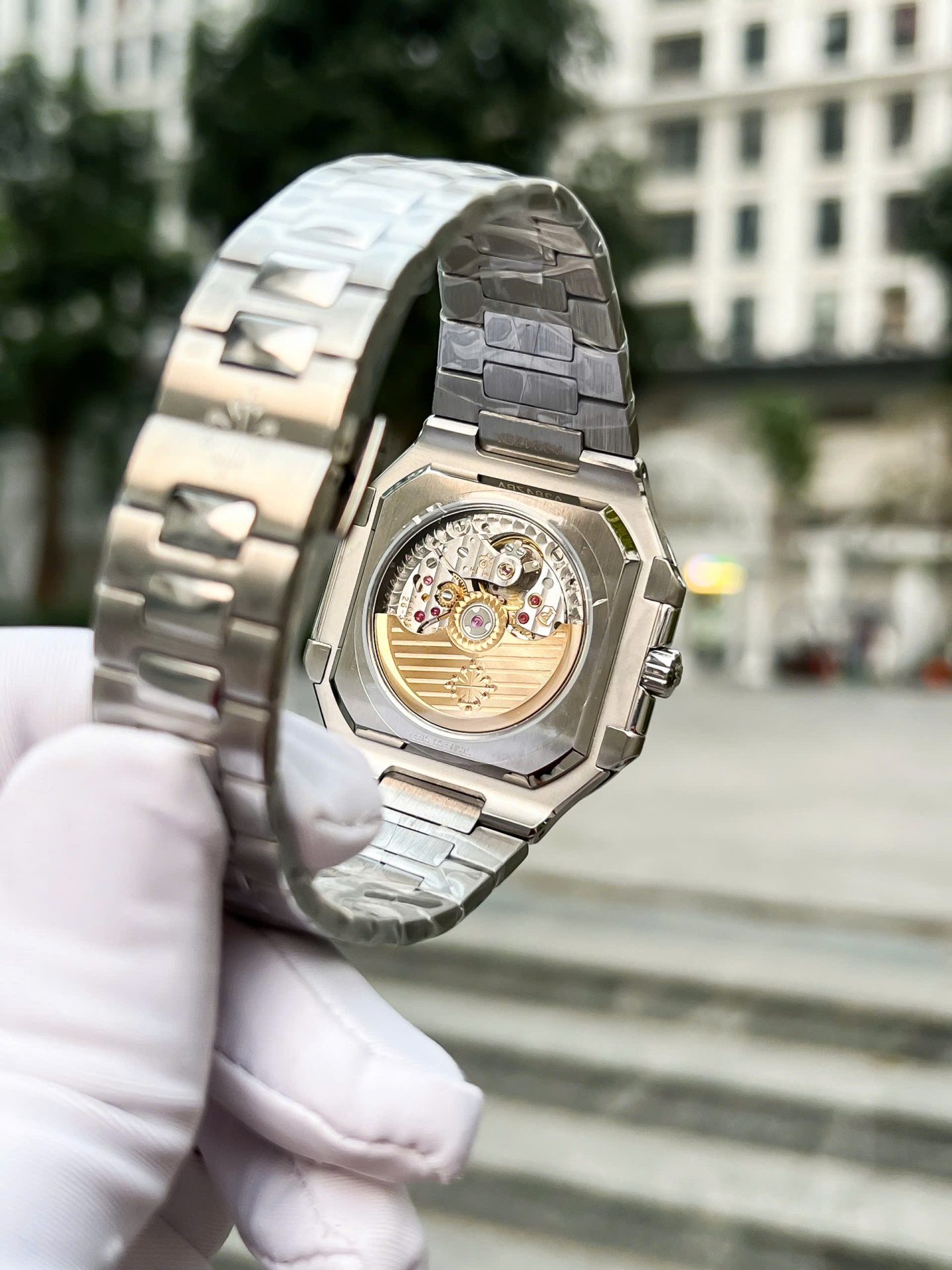 replica Patek Philippe Clone Watch Nautilus 7010 Womens White Dial 32mm WATCHES 7 