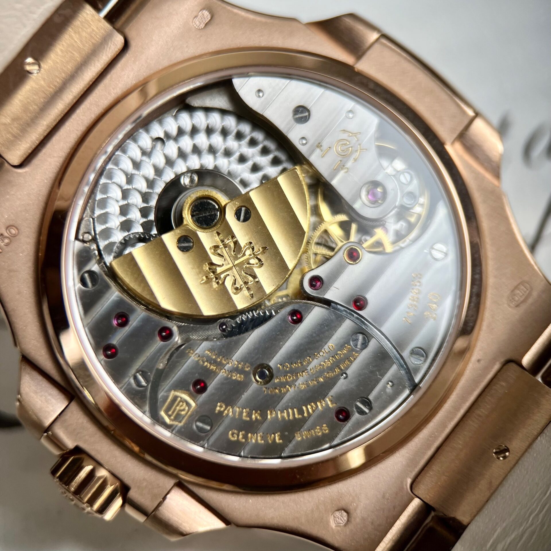 replica Patek Philippe Best Replica Watch Nautilus 5712R Brown Dial 18K Solid Gold 40mm WATCHES 7 