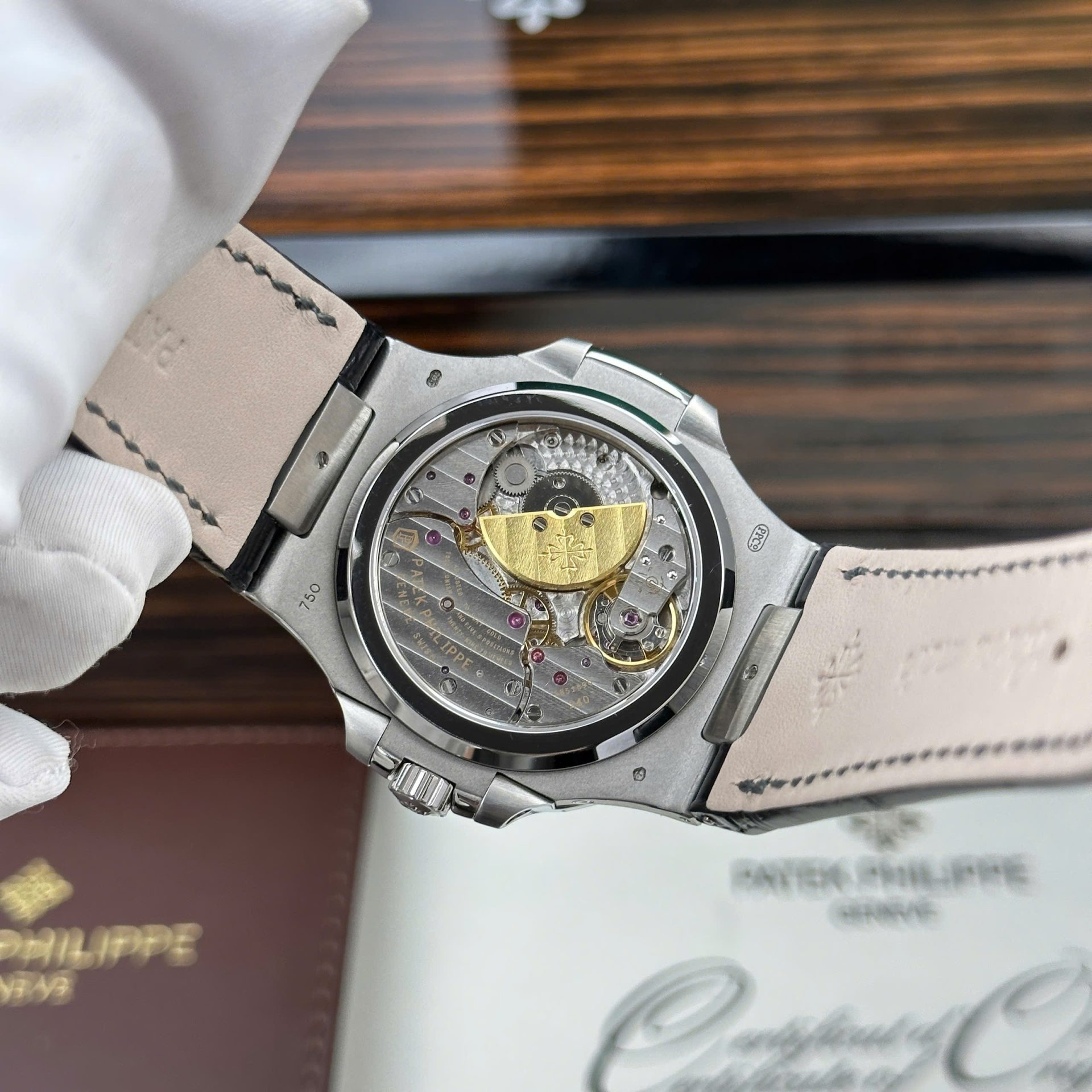 replica Patek Philippe Replica Watch Complications 5961R Dial Black TW Factory 40.5mm WATCHES 7 