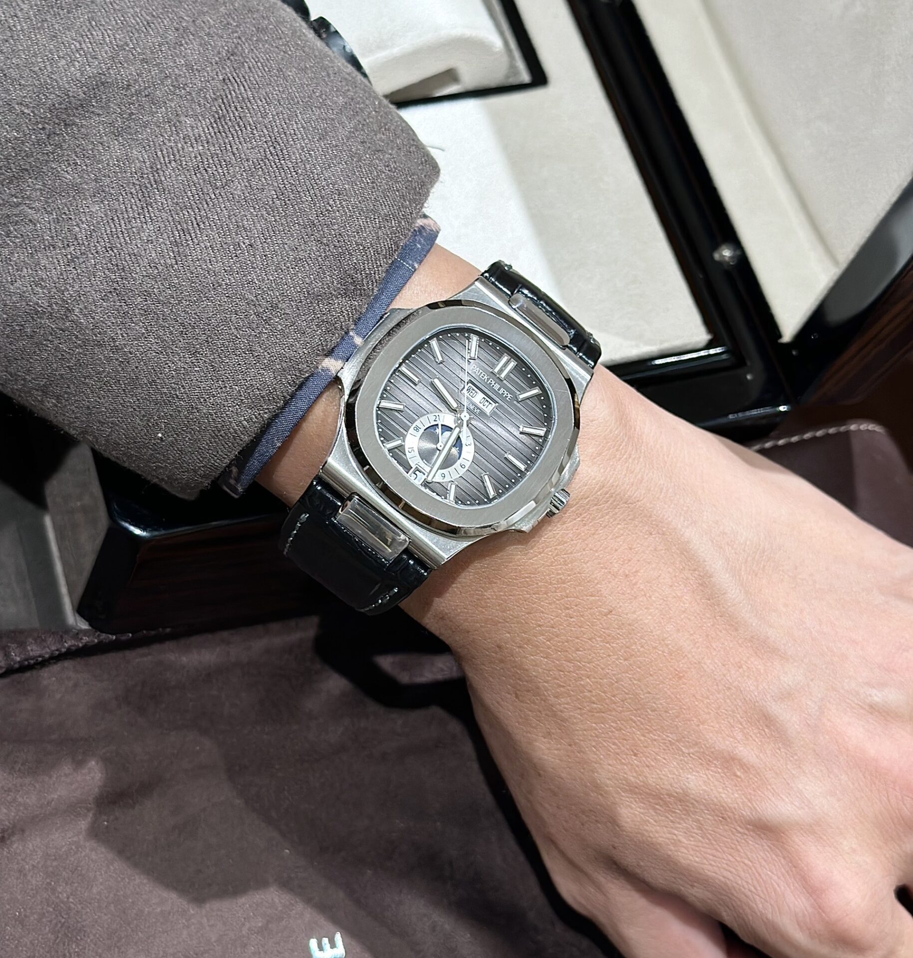 replica Patek Philippe Fake Watch Complications 5961P Dial Blue TW Factory 40.5mm WATCHES 7 