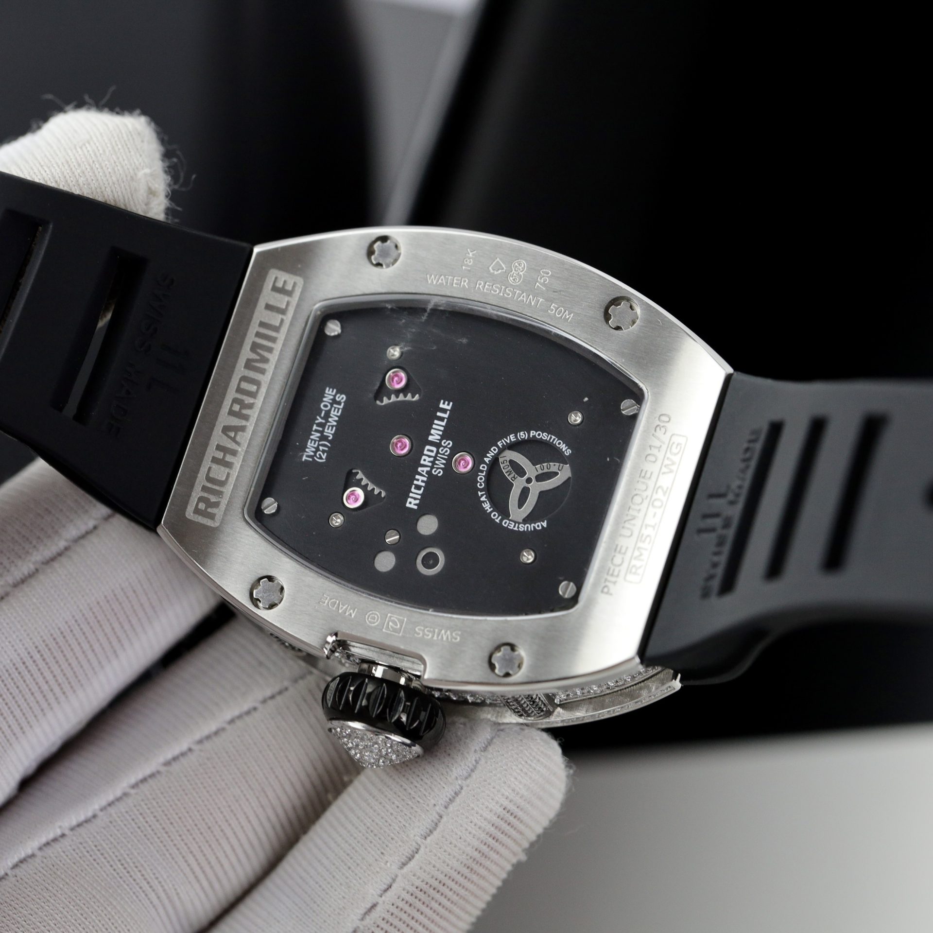 replica Richard Mille Best Replica Watch RM12-01 Tourbillon Carbon Red 40mm WATCHES 7 