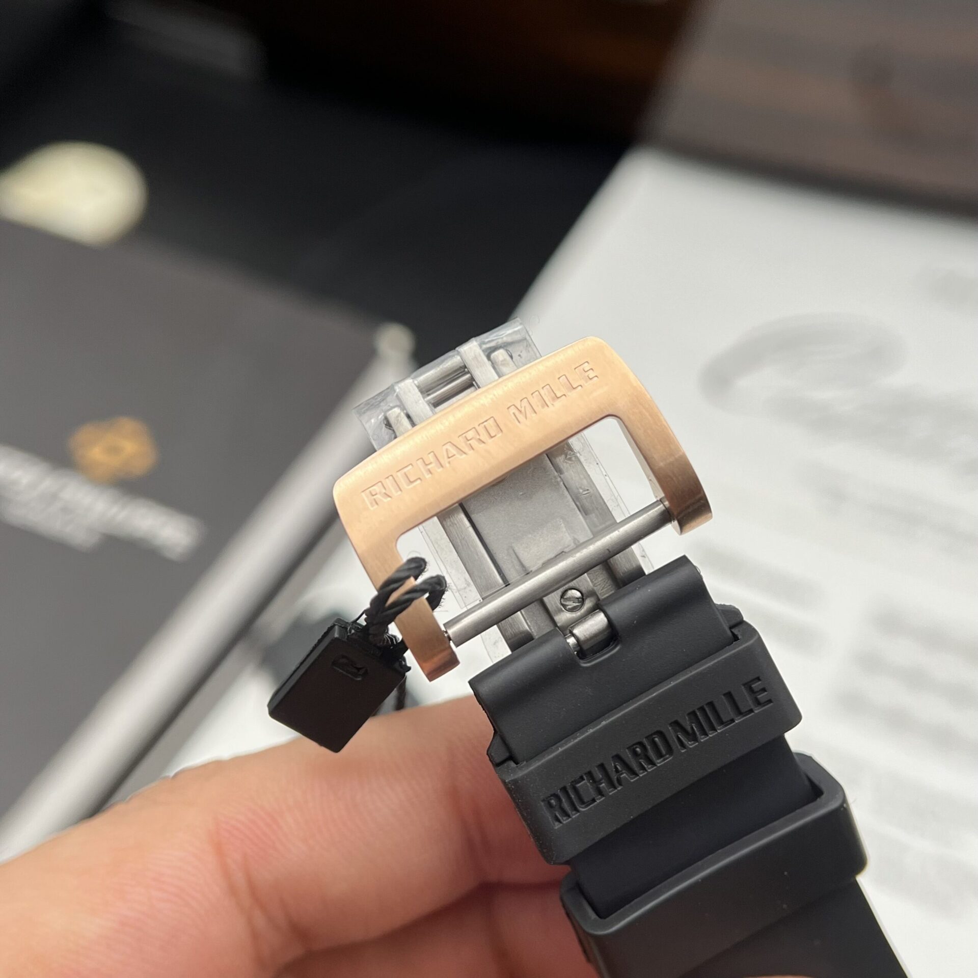 replica Richard Mille Replica Watch RM21-02 Tourbillon Aerodyne Rubber Strap 43mm WATCHES 7 