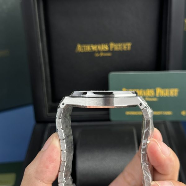 replica Audemars Piguet Fake Watch Royal Oak 15450ST Dial Blue APS Factory 37mm WATCHES 8 