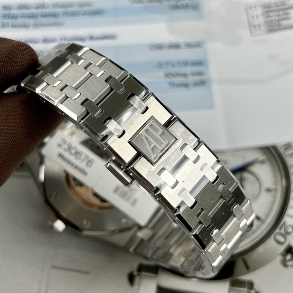 replica Audemars Piguet Replica Watches Royal Oak Jumbo Extra-Thin 15202ST Blue Dial 39mm WATCHES 8 