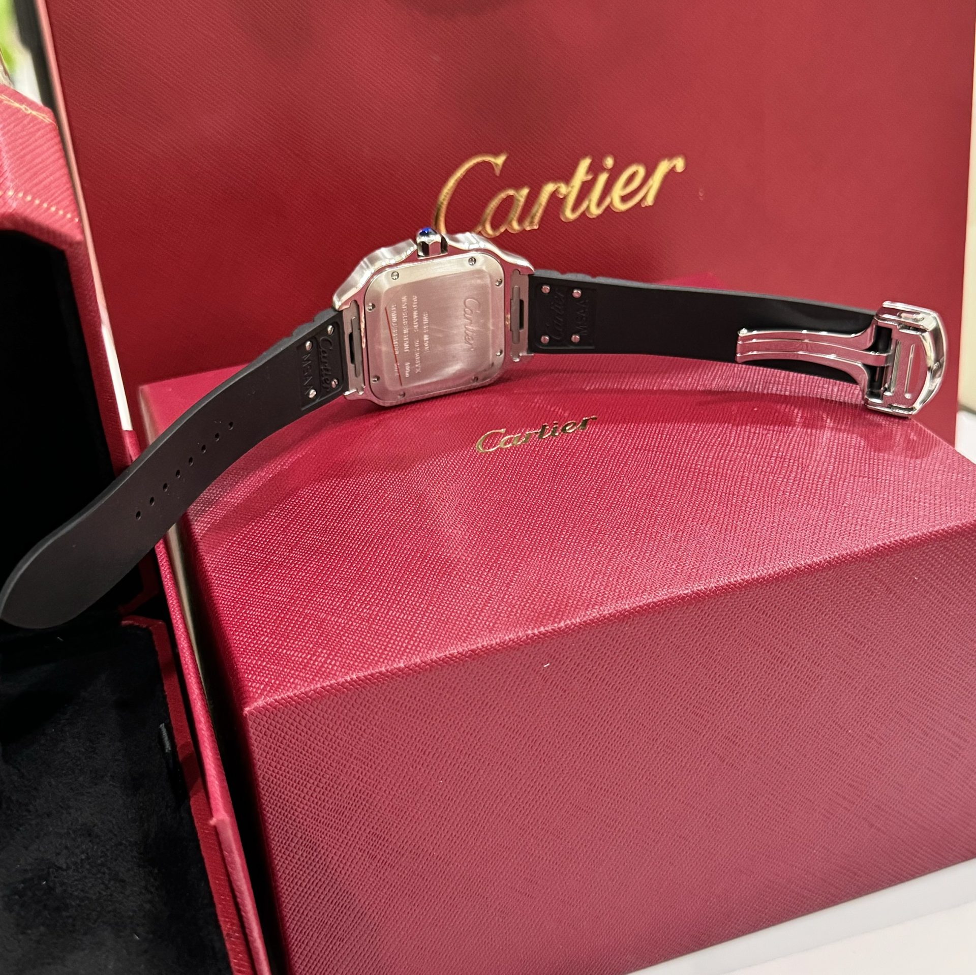 replica Cartier Replica Watch Santos Custom Moissanite Diamonds BV Factory 39.8mm WATCHES 8 