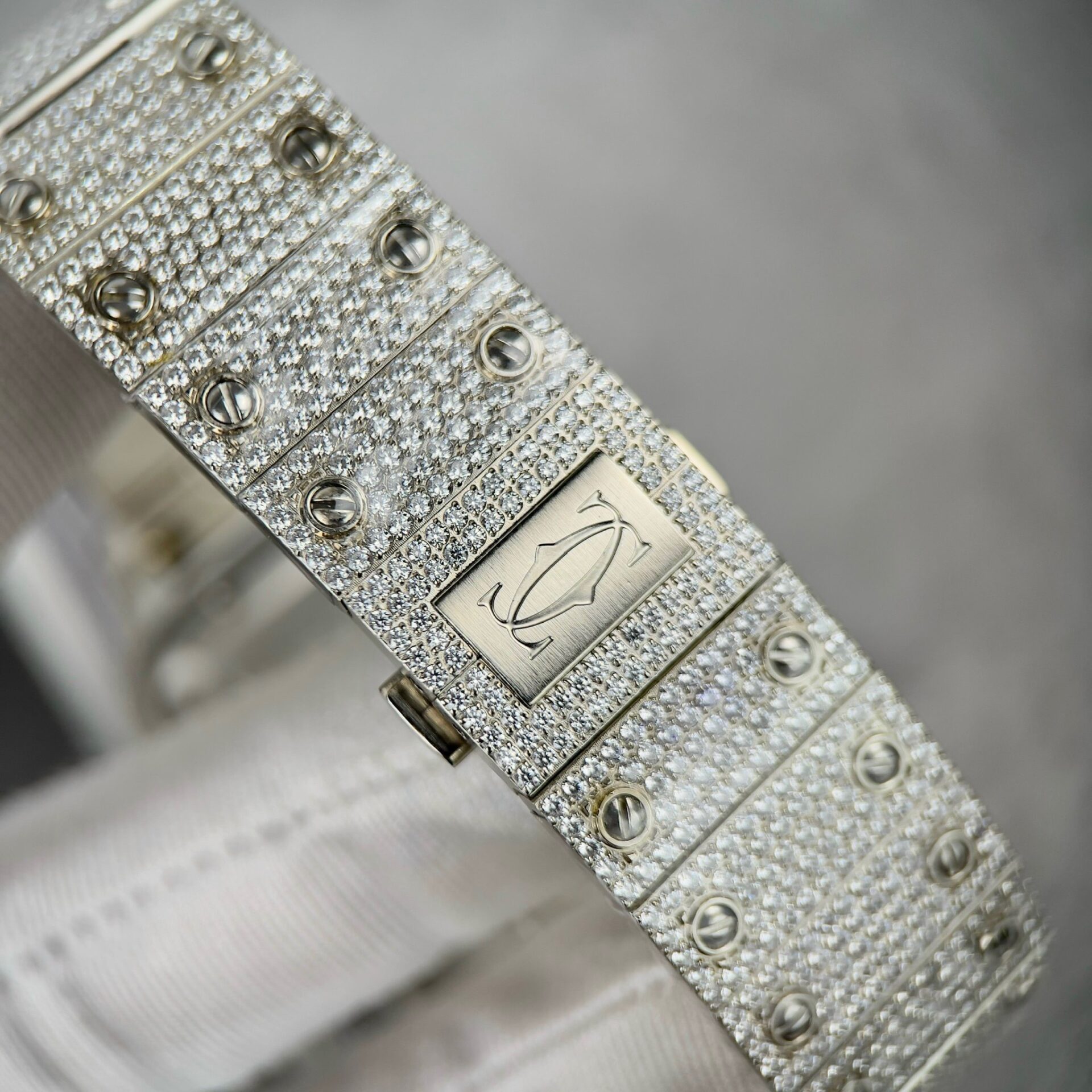 replica Cartier Replica Watch Santos WSSA0039 Black Rubber Strap BV Factory 39.8mm WATCHES 8 