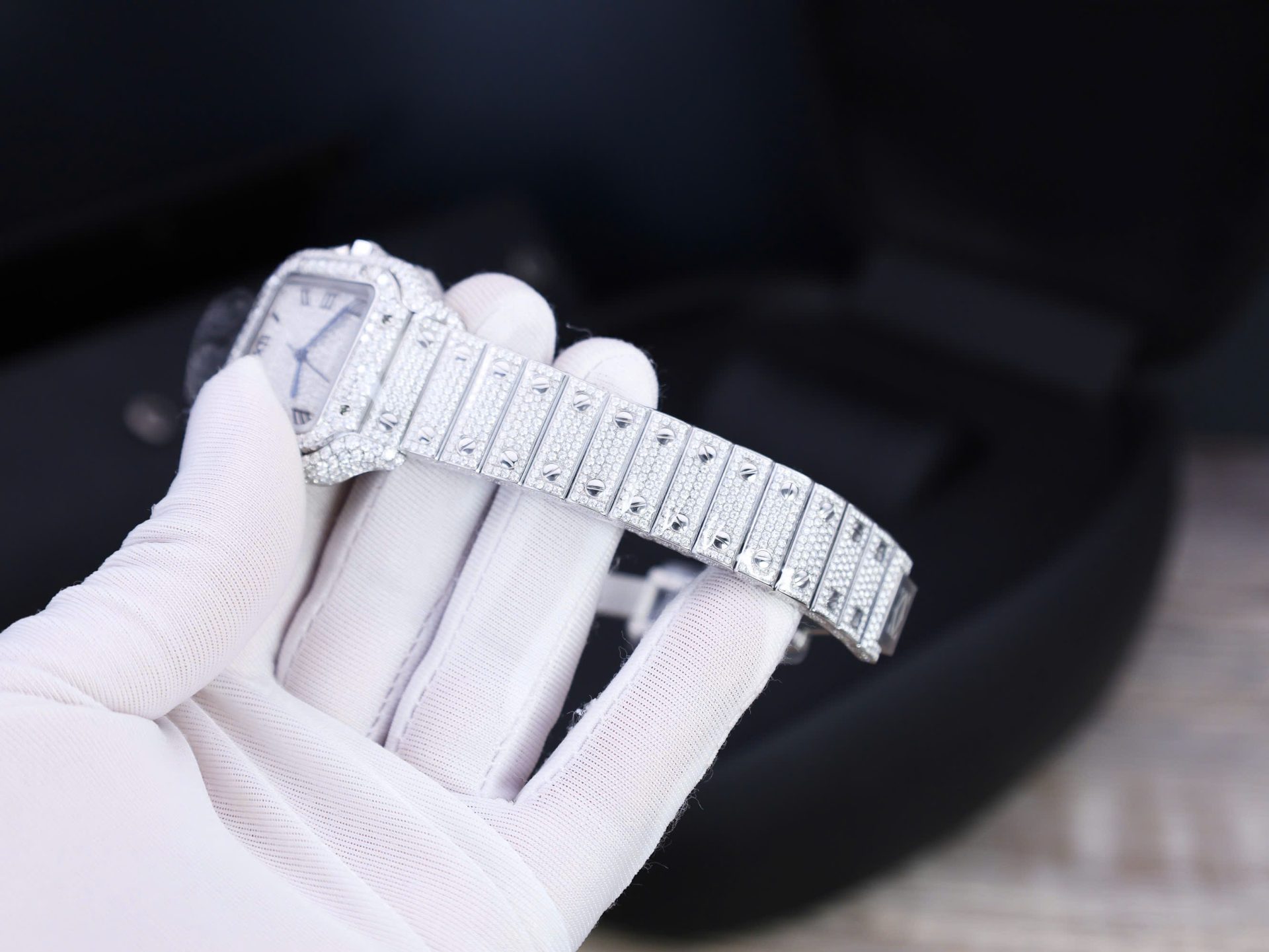 replica Cartier Santos WSSA0029 Replica 1:1 Watch BV Factory 35mm WATCHES 8 