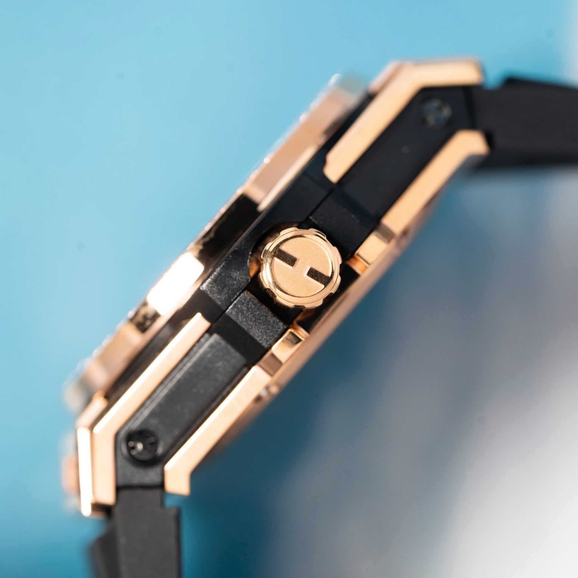 replica Hublot Replica Watches Big Bang Sang Bleu ll King Gold Black Dial BBF 45mm WATCHES 8 