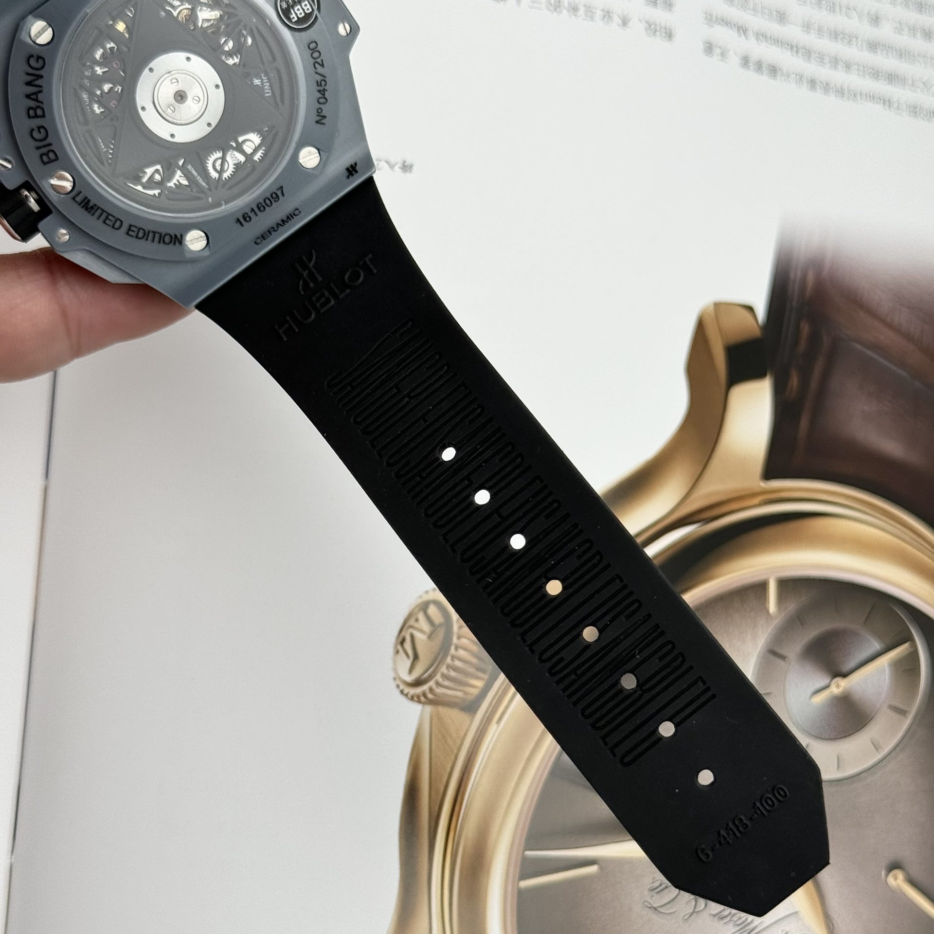 replica Hublot Replica Watch Big Bang Unico King Gold Rubber Strap BBF Factory 42mm WATCHES 8 