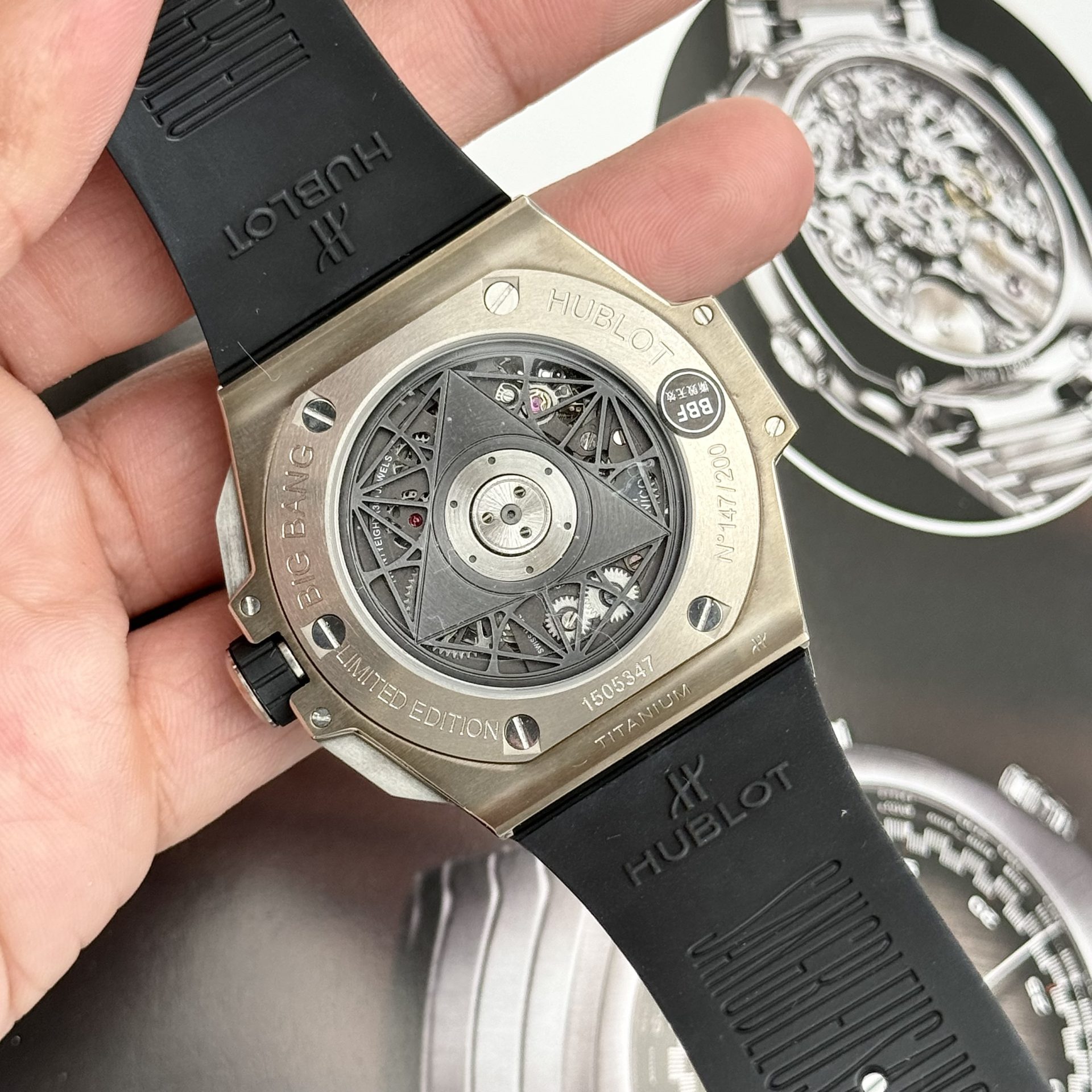 replica Hublot Replica Watches MP-06 Tourbillon Ceramic Black 45mm WATCHES 8 