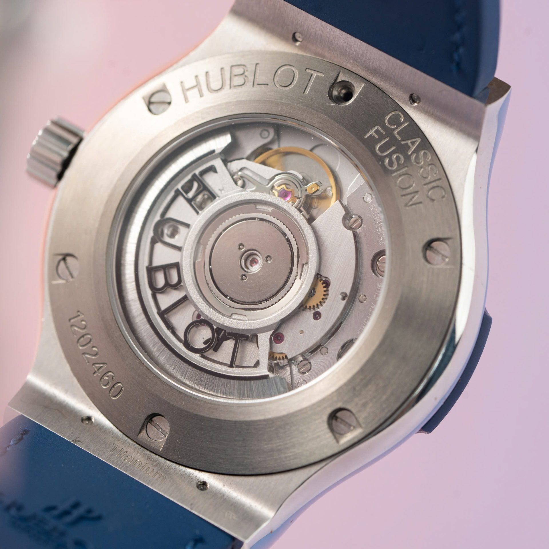 replica Hublot Replica Watch Big Bang Sang Bleu II Titanium Black Dial BBF 45mm WATCHES 8 